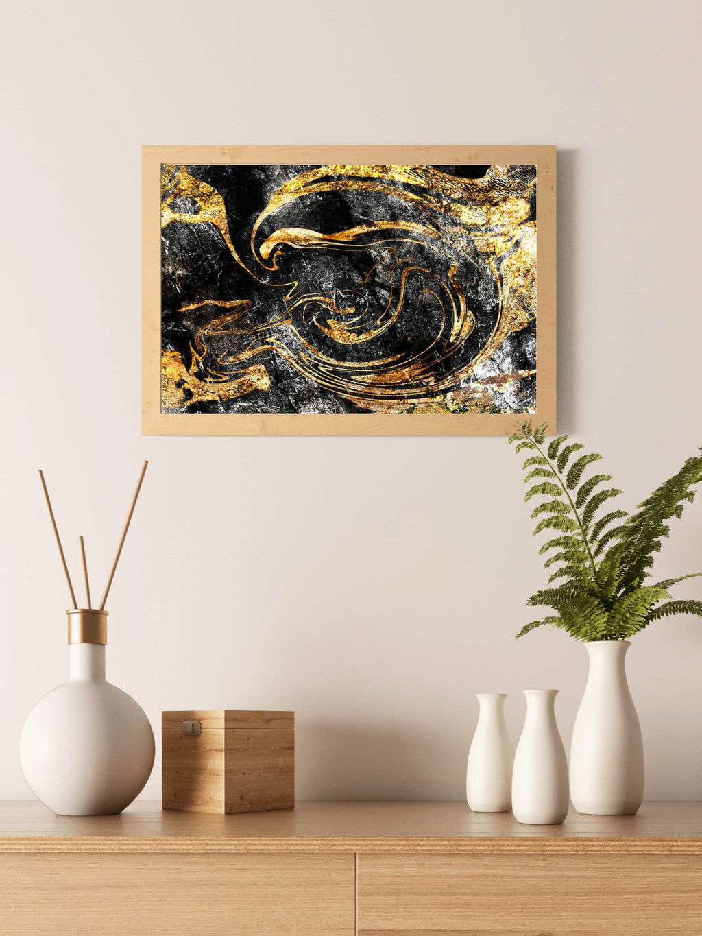 Anconda Brush Abstract Wall Art - beink online art store