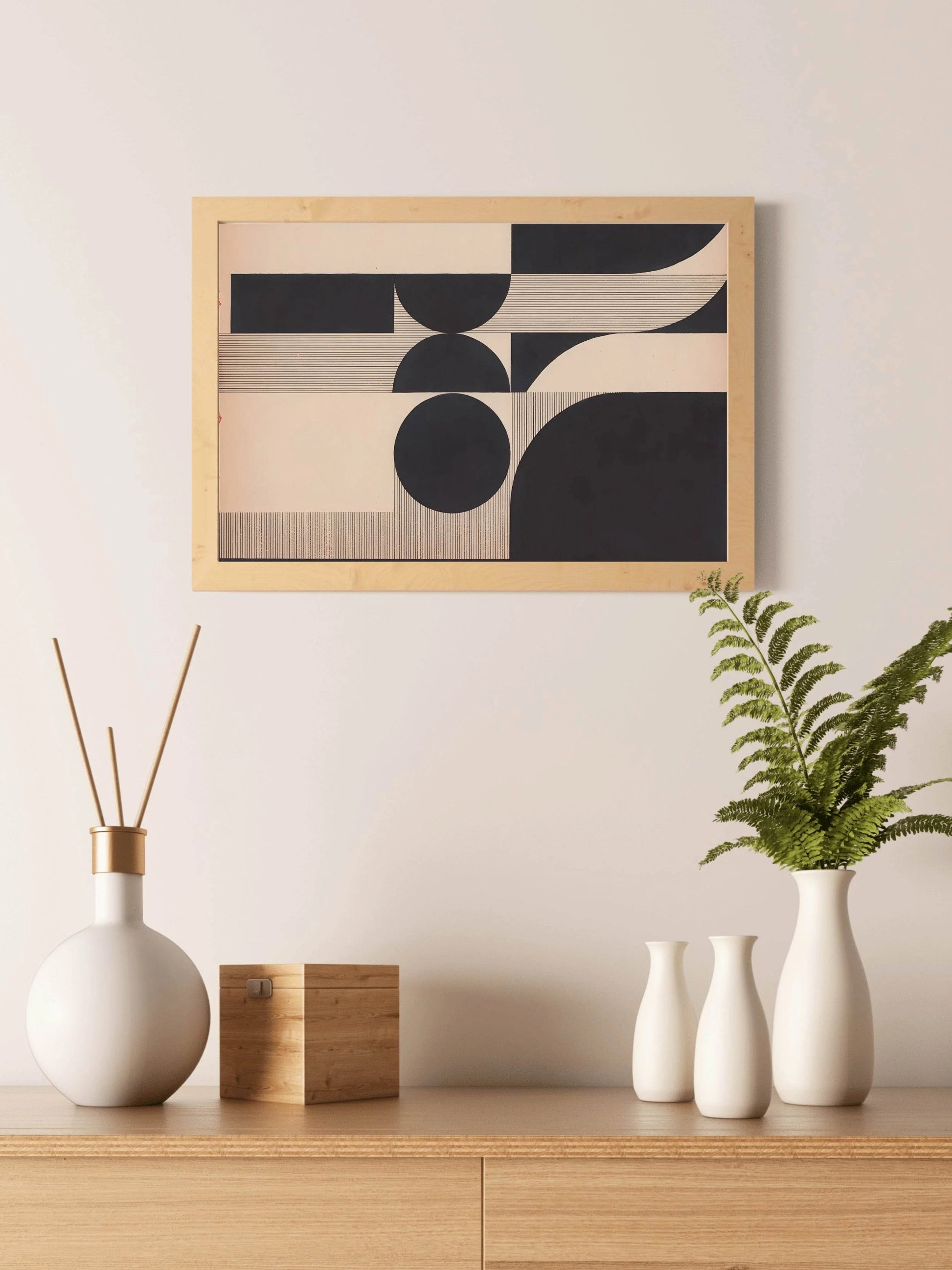 Geometric Rhythm Modern Wall Art - beink online art store