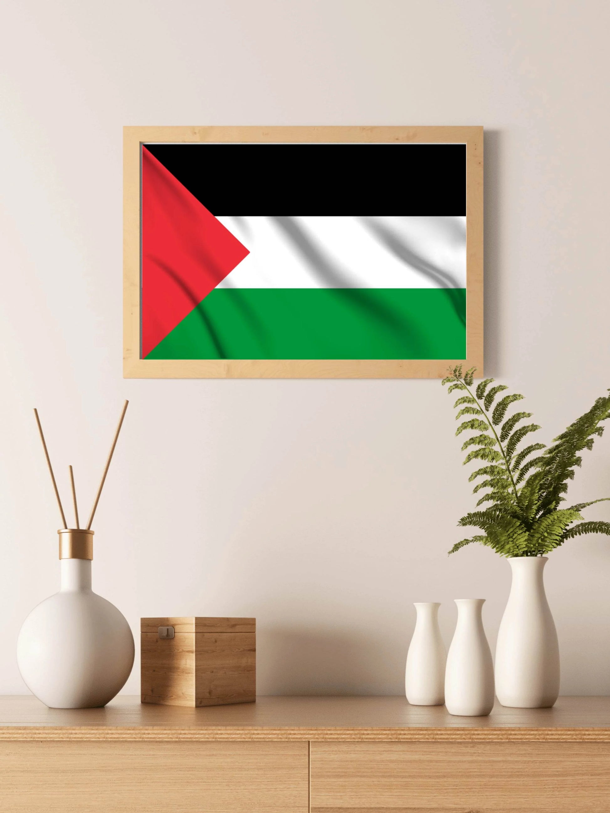 Palestine National Flag Wall Art - beink online art store