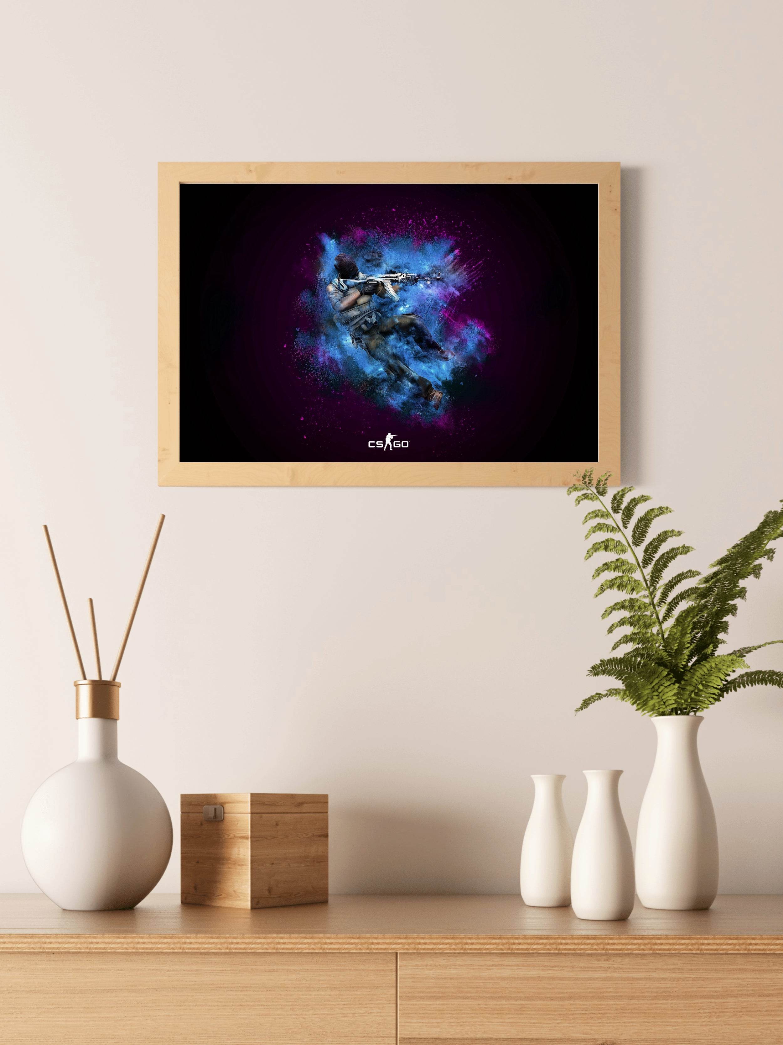 Counter Strike GO Gaming Wall Art - beink online art store