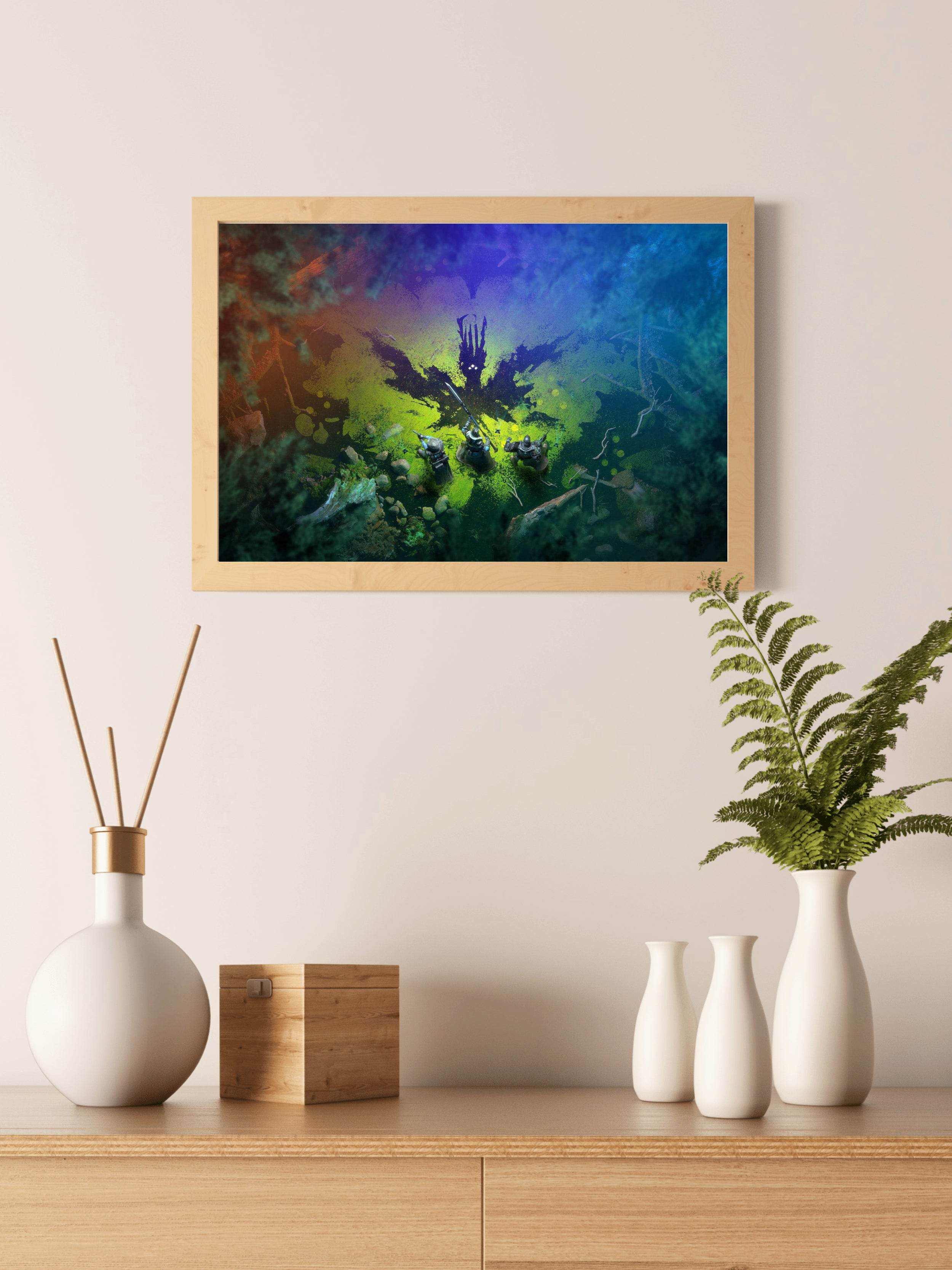 Desinty 2 The Witch Queen Gaming Wall Art - beink online art store