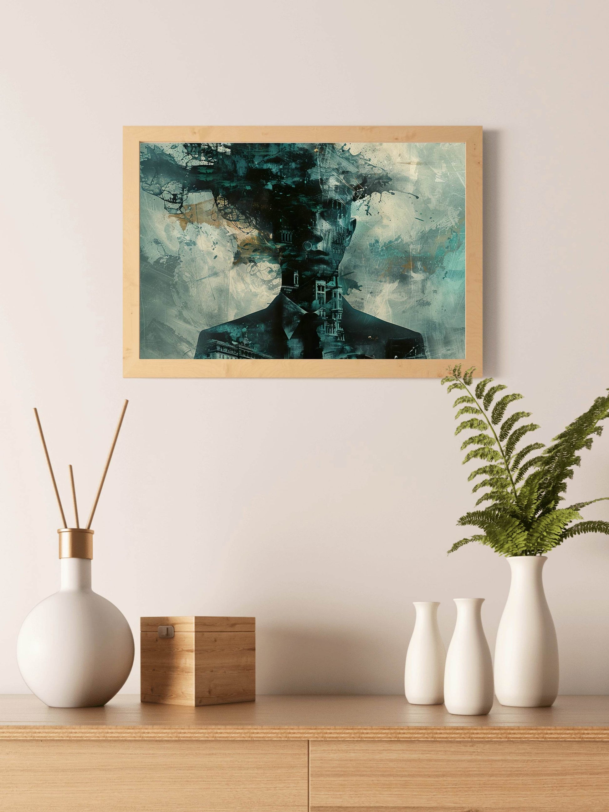 Overburden Mind Visual Digital Art - beink online art store