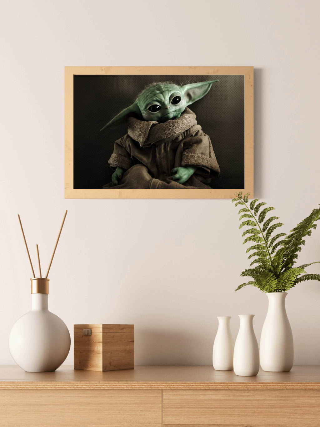 Star Wars Grogu Wall Art - beink online art store