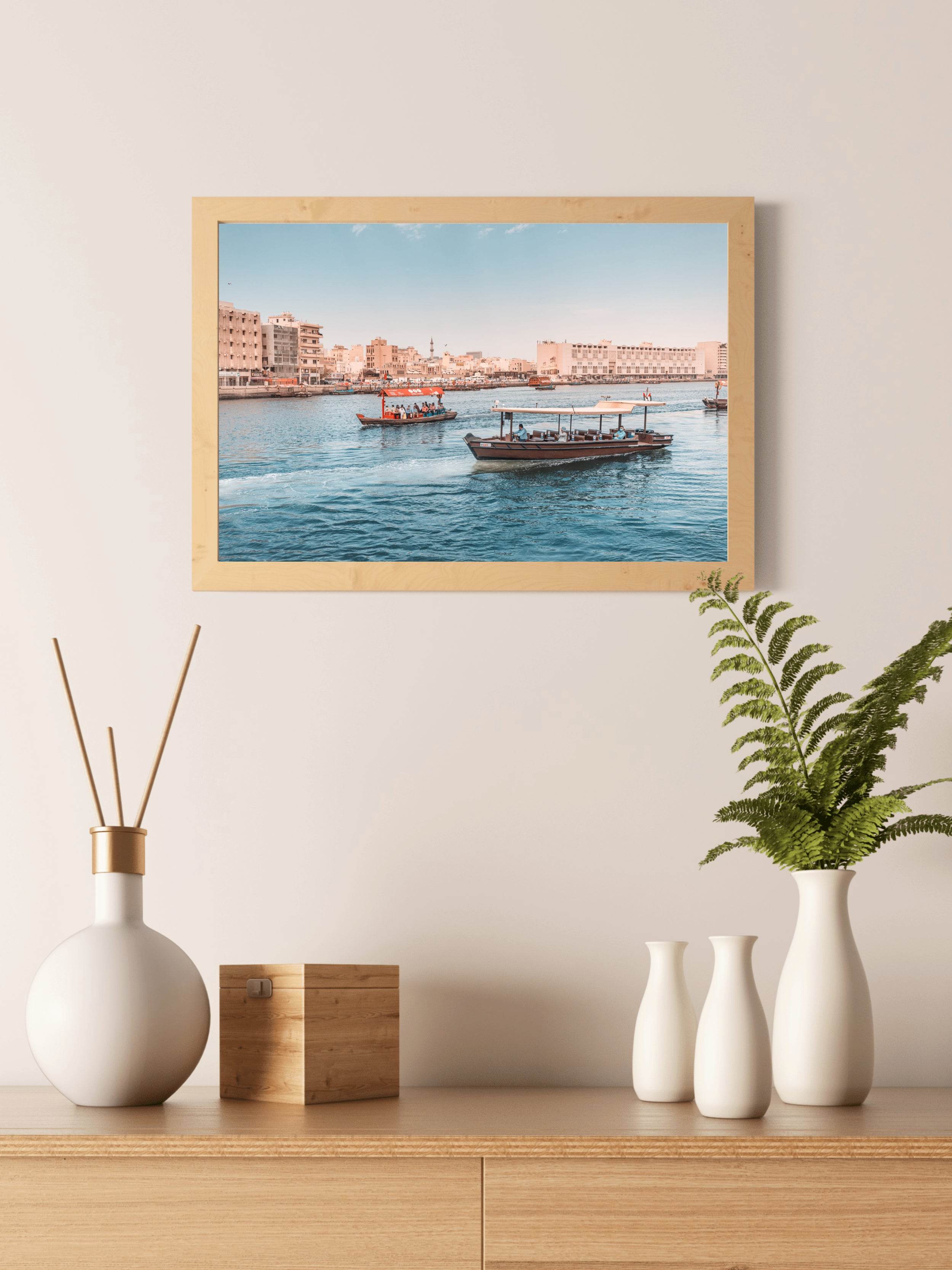 Dubai Creek Wall Art - beink online art store