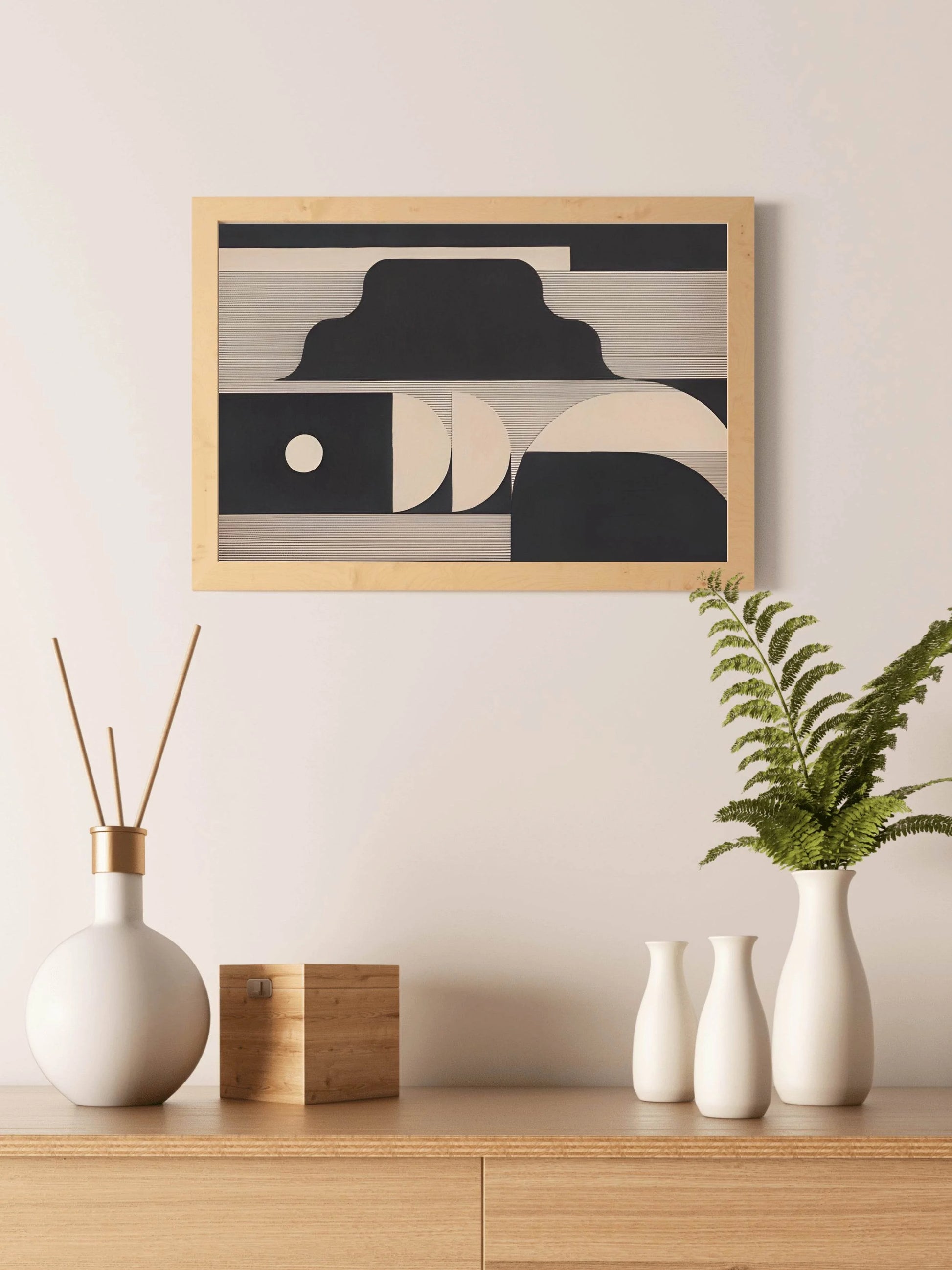 Geometric Harmony Modern Wall Art - beink online art store