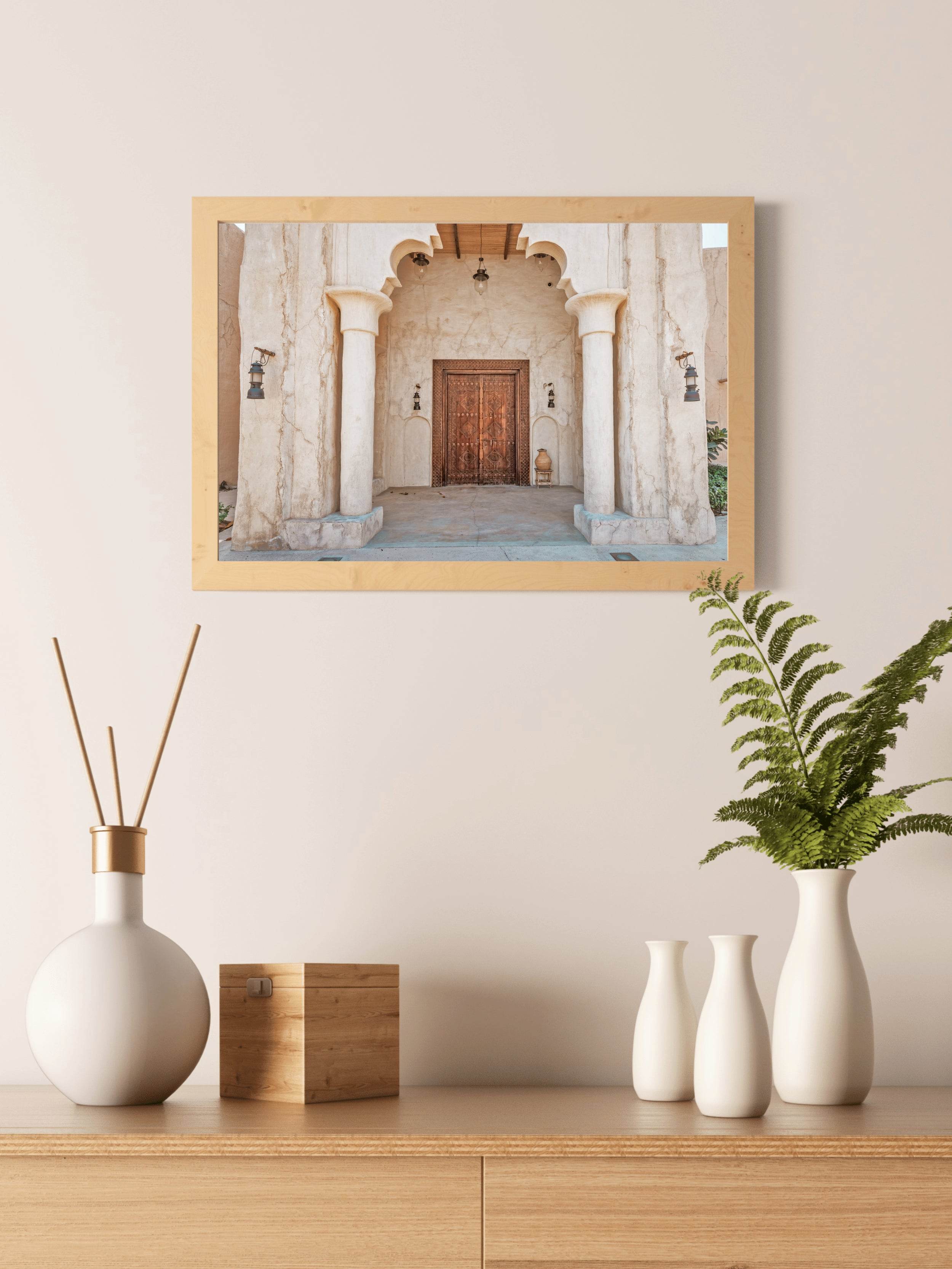 Old Dubai Architure Wall Art - beink online art store