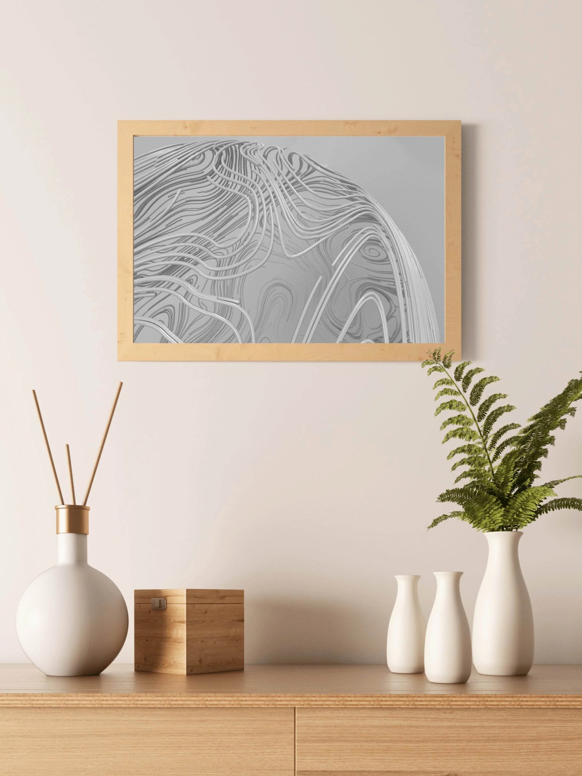 Wire Circle Abstract Wall Art - beink online art store