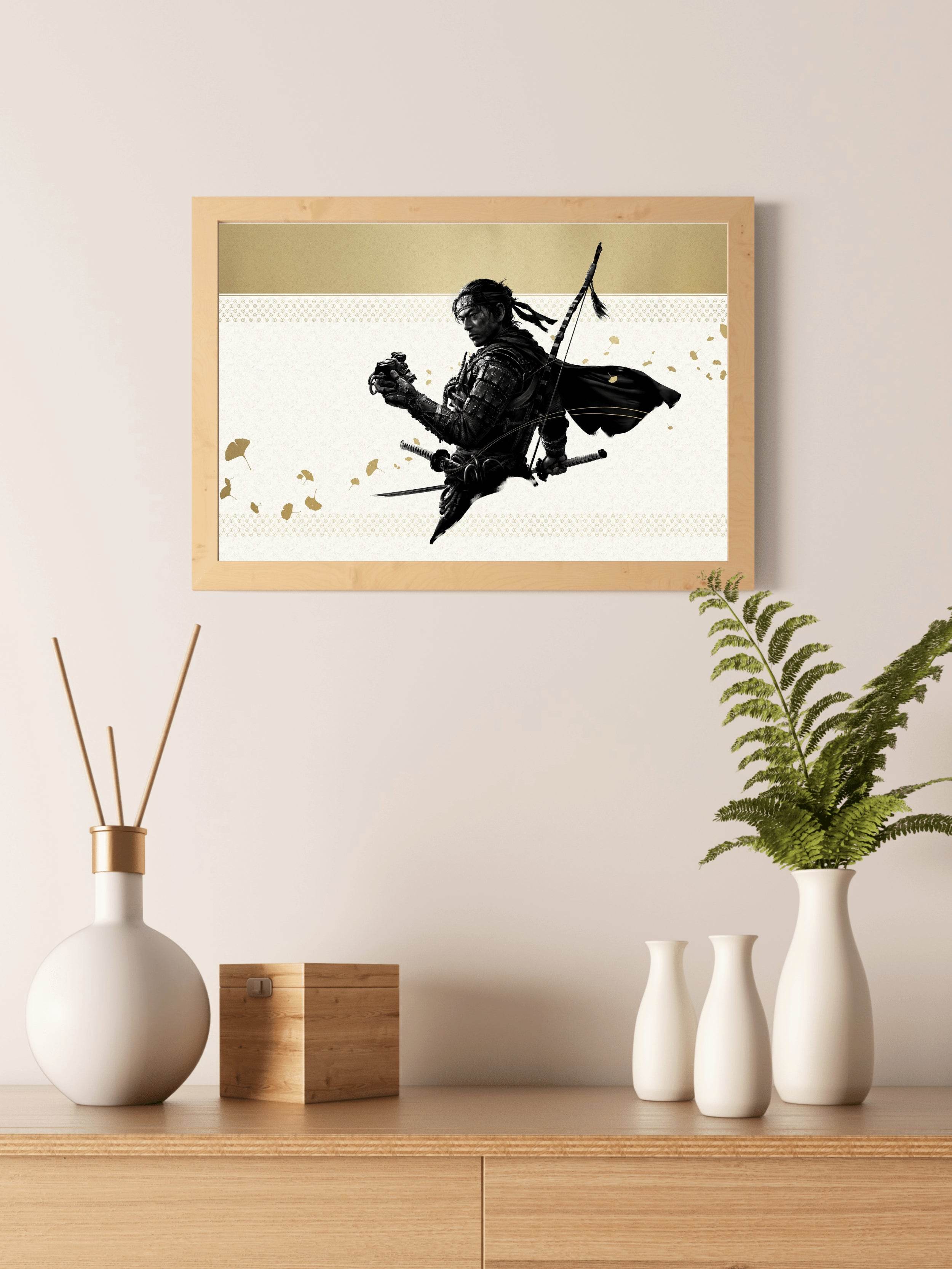 Ghost Of Tsushima Gaming Wall Art - beink online art store