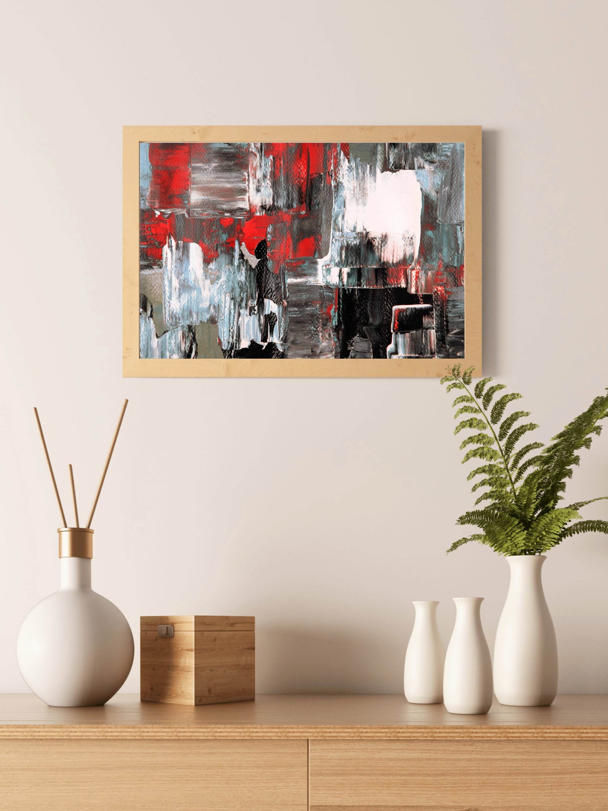 Grunge Background Oil Painting Abstract Wall Art - beink online art store