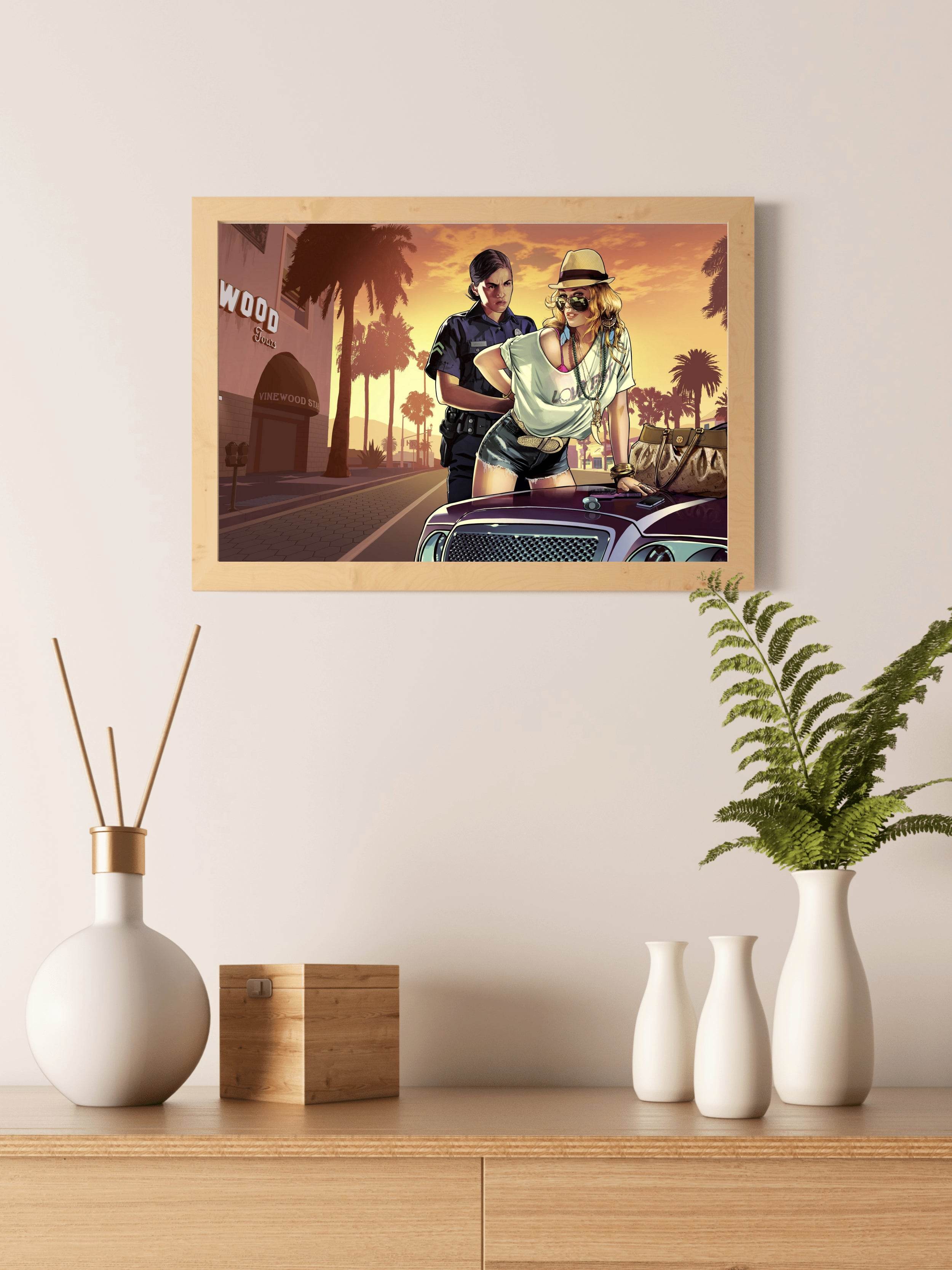 GTA 5 Gaming Wall Art - beink online art store