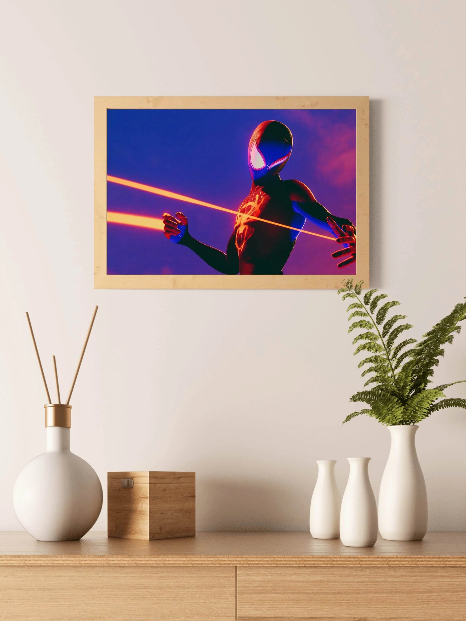 Spider Man Miles Morales Gaming Wall Art - beink online art store