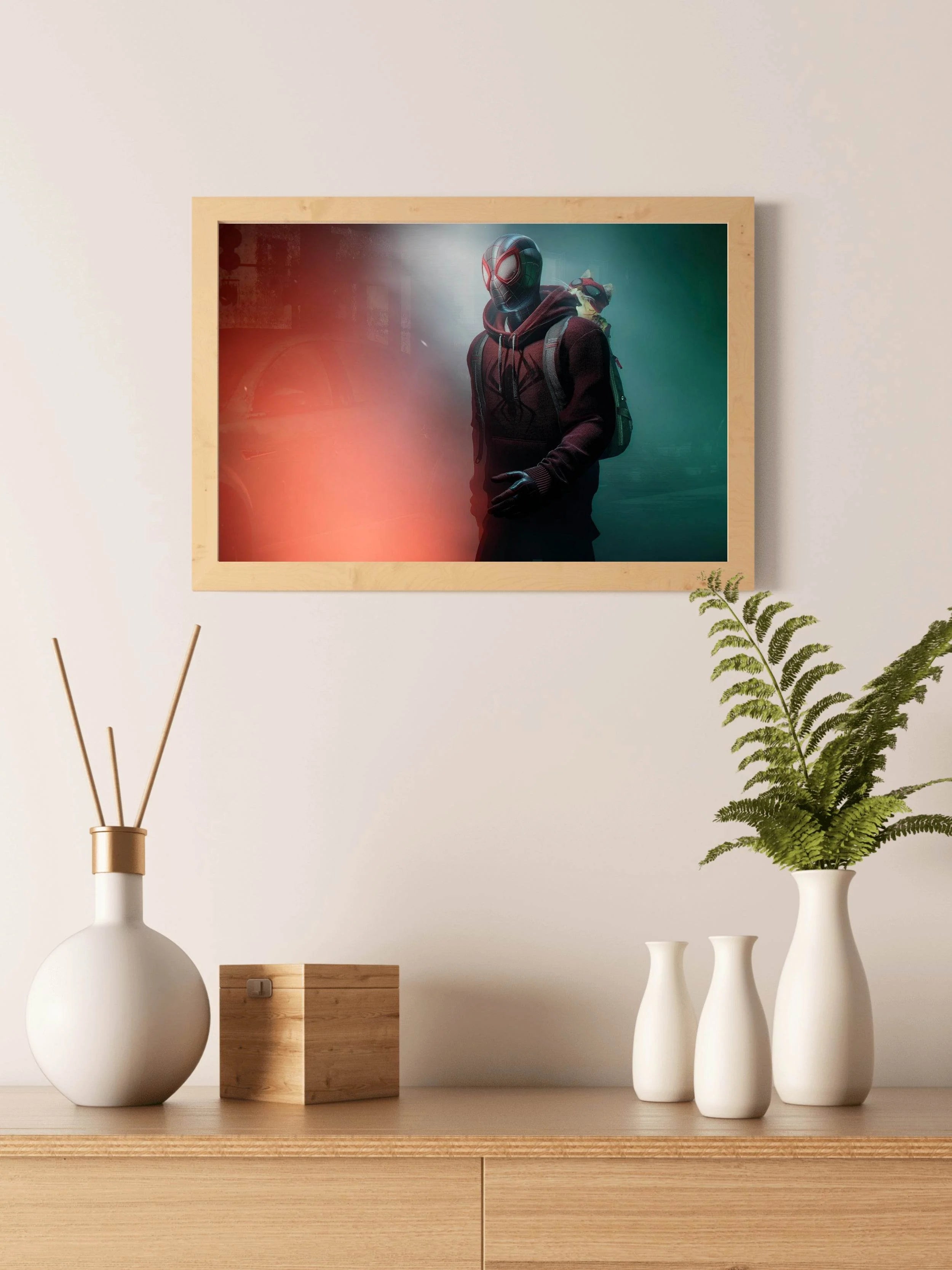 Spider Man Miles Morales Gaming Wall Art - beink online art store