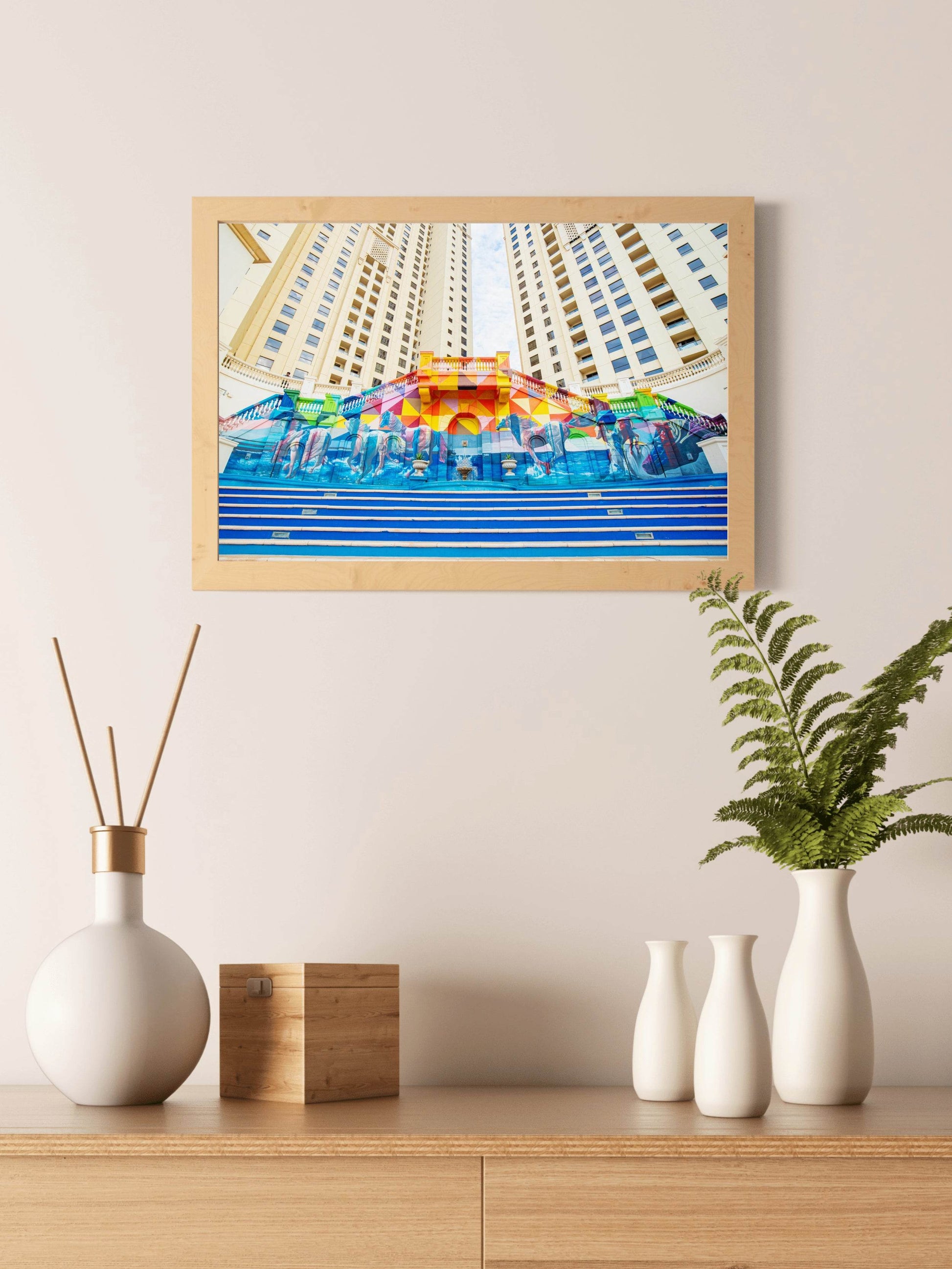 A Vibrant Cityscape Wall Art - beink online art store