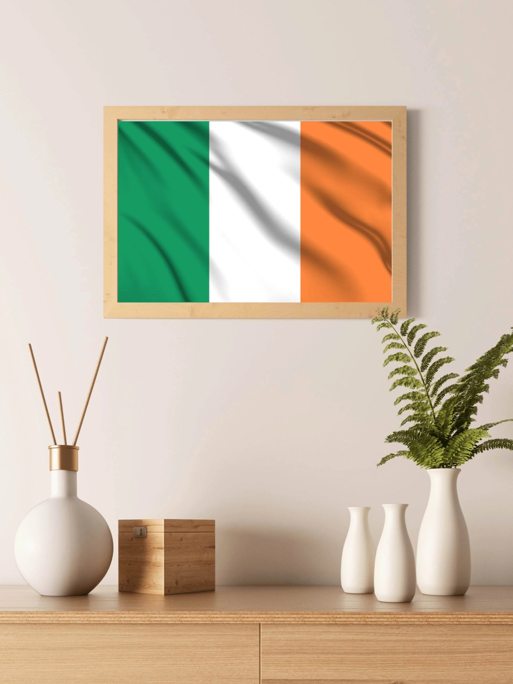 Ireland National Flag Wall Art - beink online art store