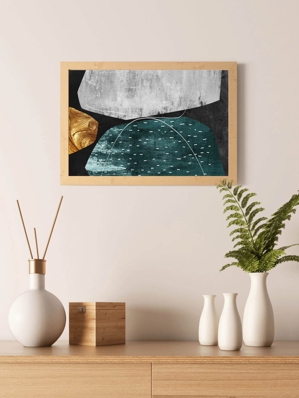 Old Age Stone Abstract Wall Art - beink online art store