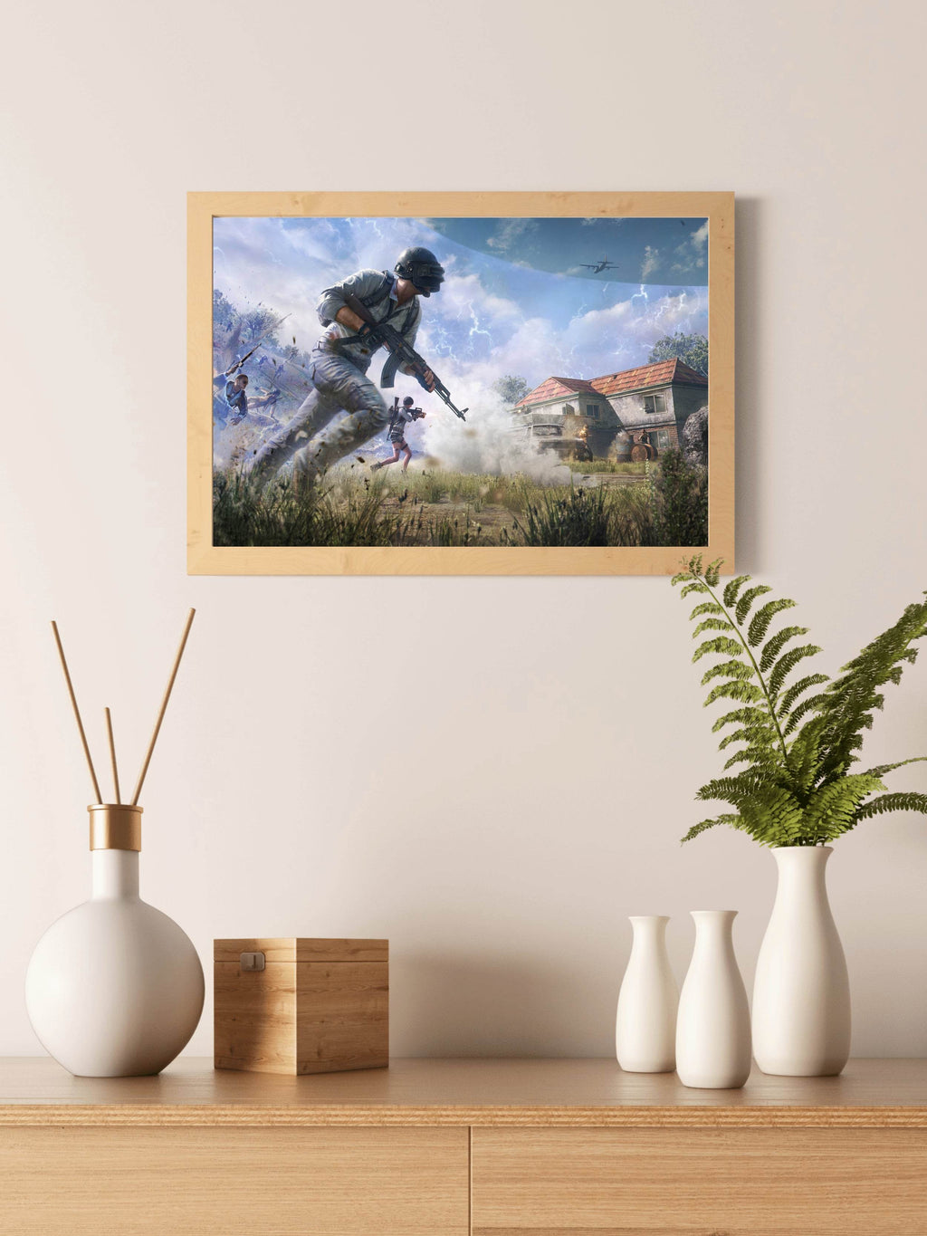 PUBG Battleground Gaming Wall Art - beink online art store