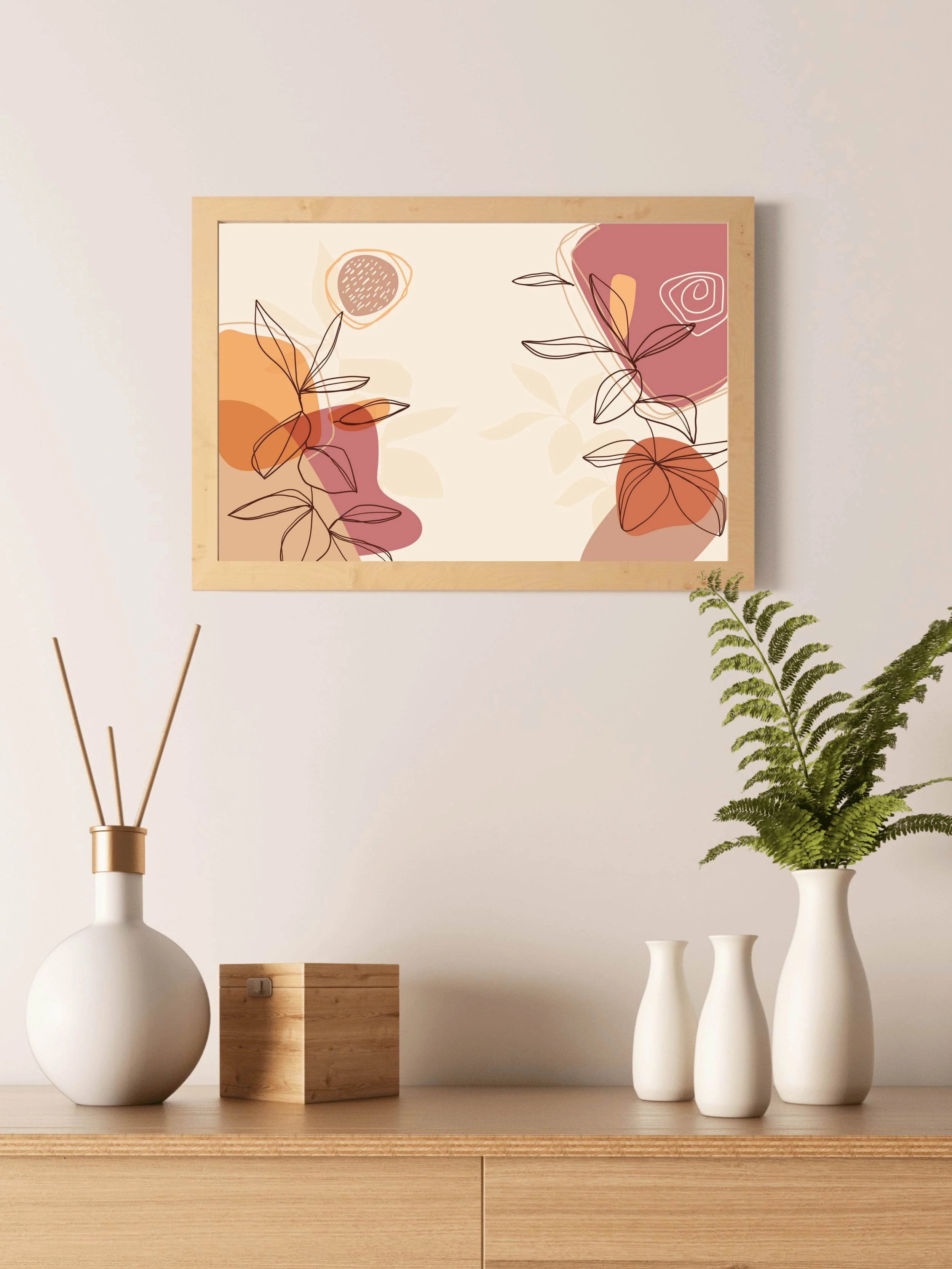 Oriental Bouquet Wall Art - beink online art store