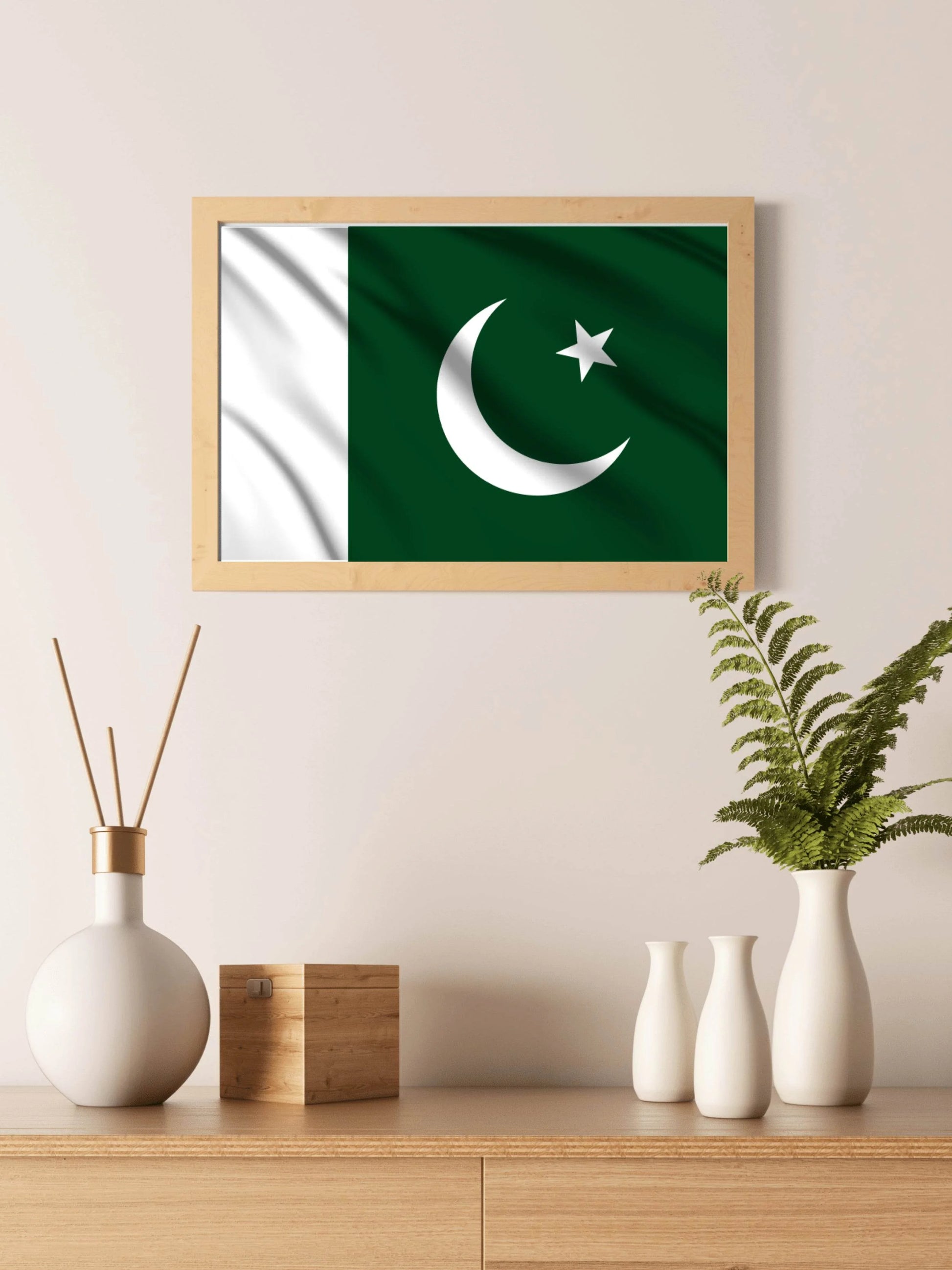 Pakistan National Flag Wall Art - beink online art store