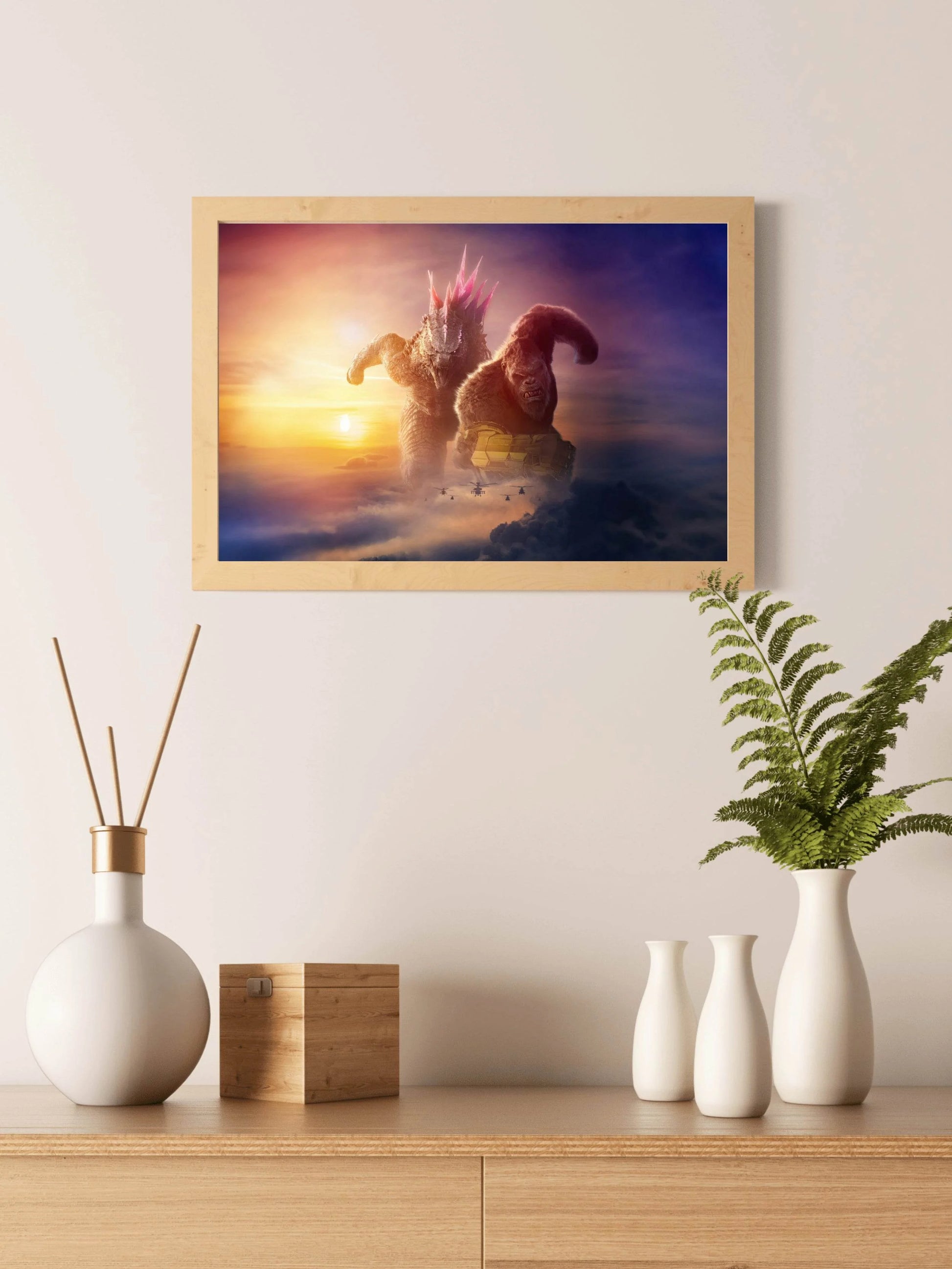 Godzilla x Kong: The New Empire Wall Art - beink online art store