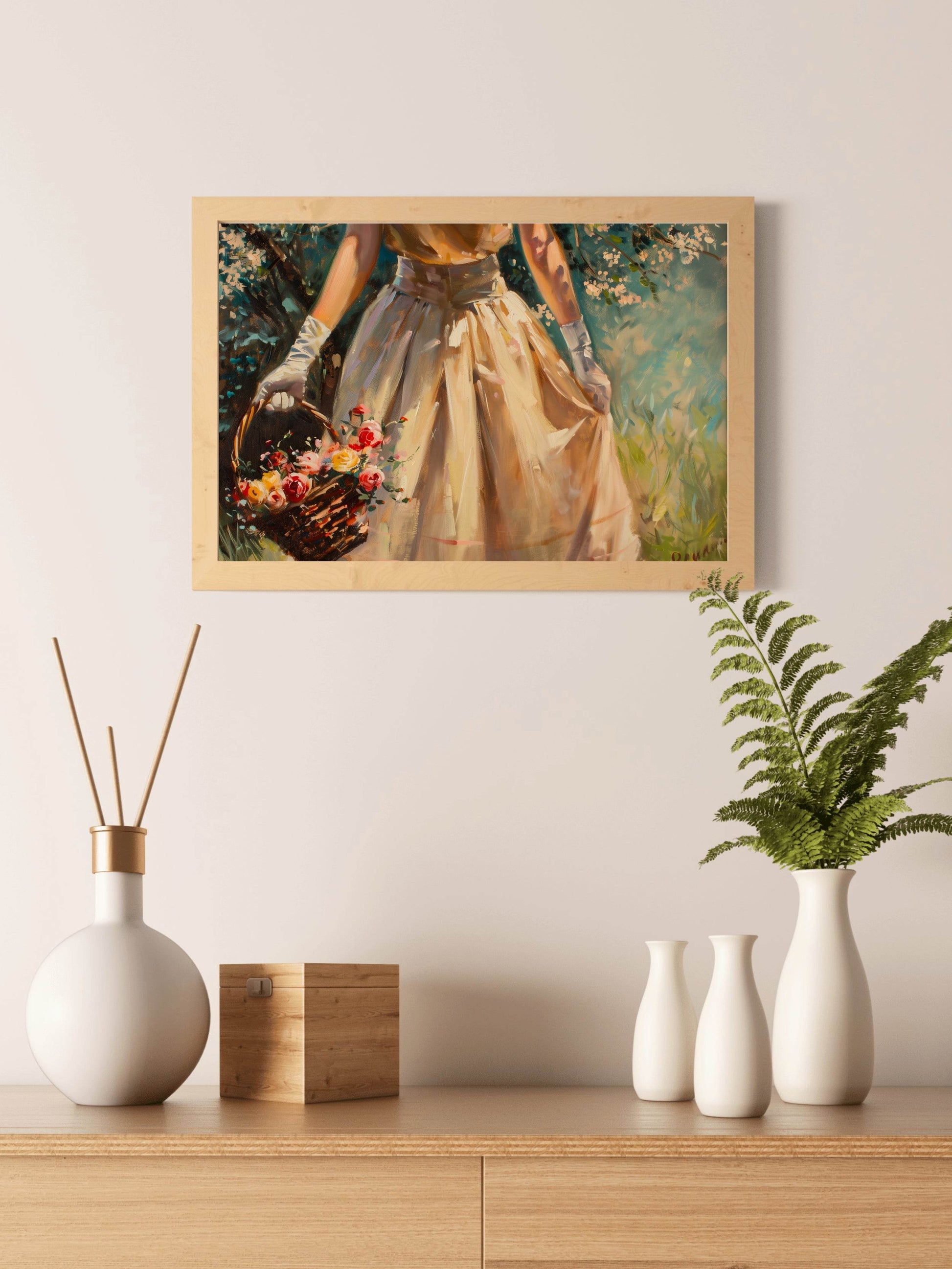 Flower Girl Painting - beink online art store