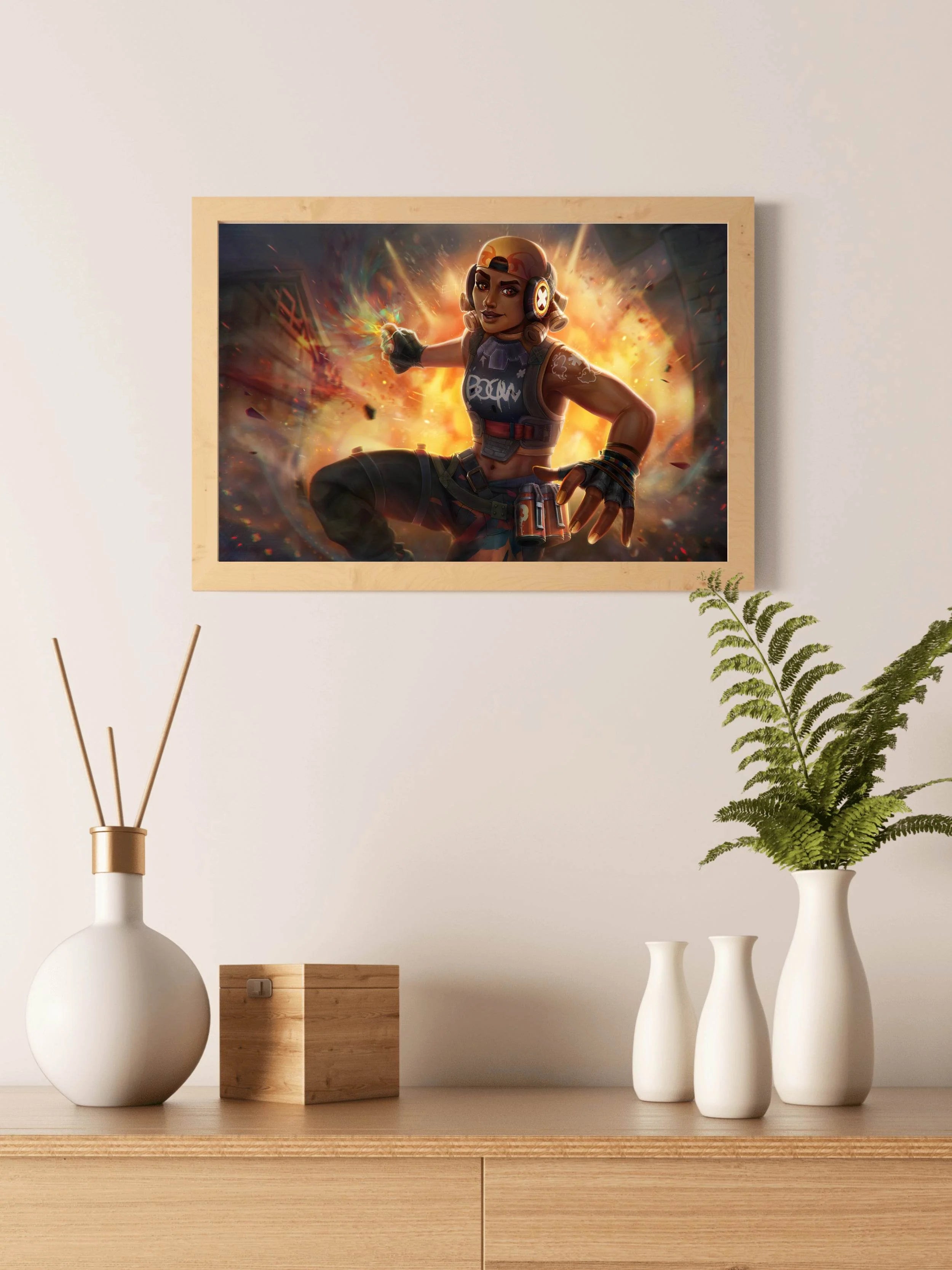 Raze Valorant Gaming Wall Art - beink online art store