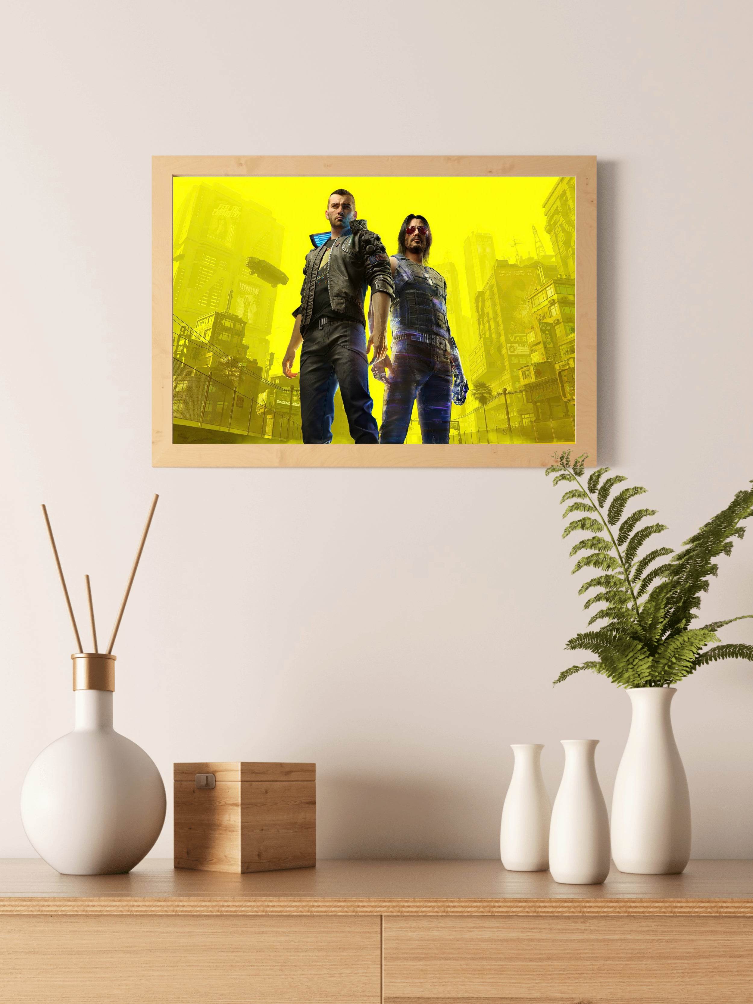 Cyberpunk 2077 Gaming Wall Art - beink online art store