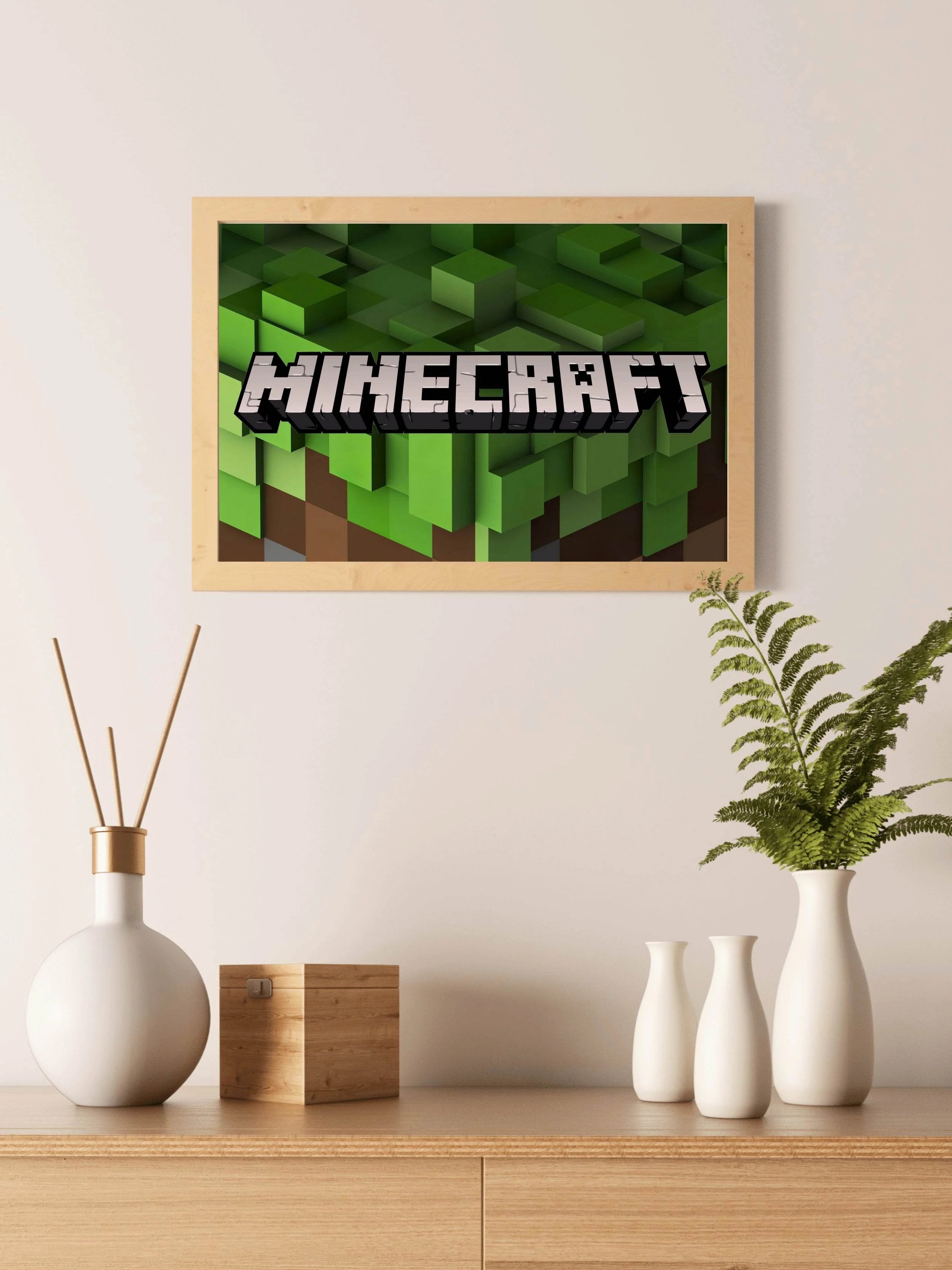 MINECRAFT Gaming Wall Art - beink online art store