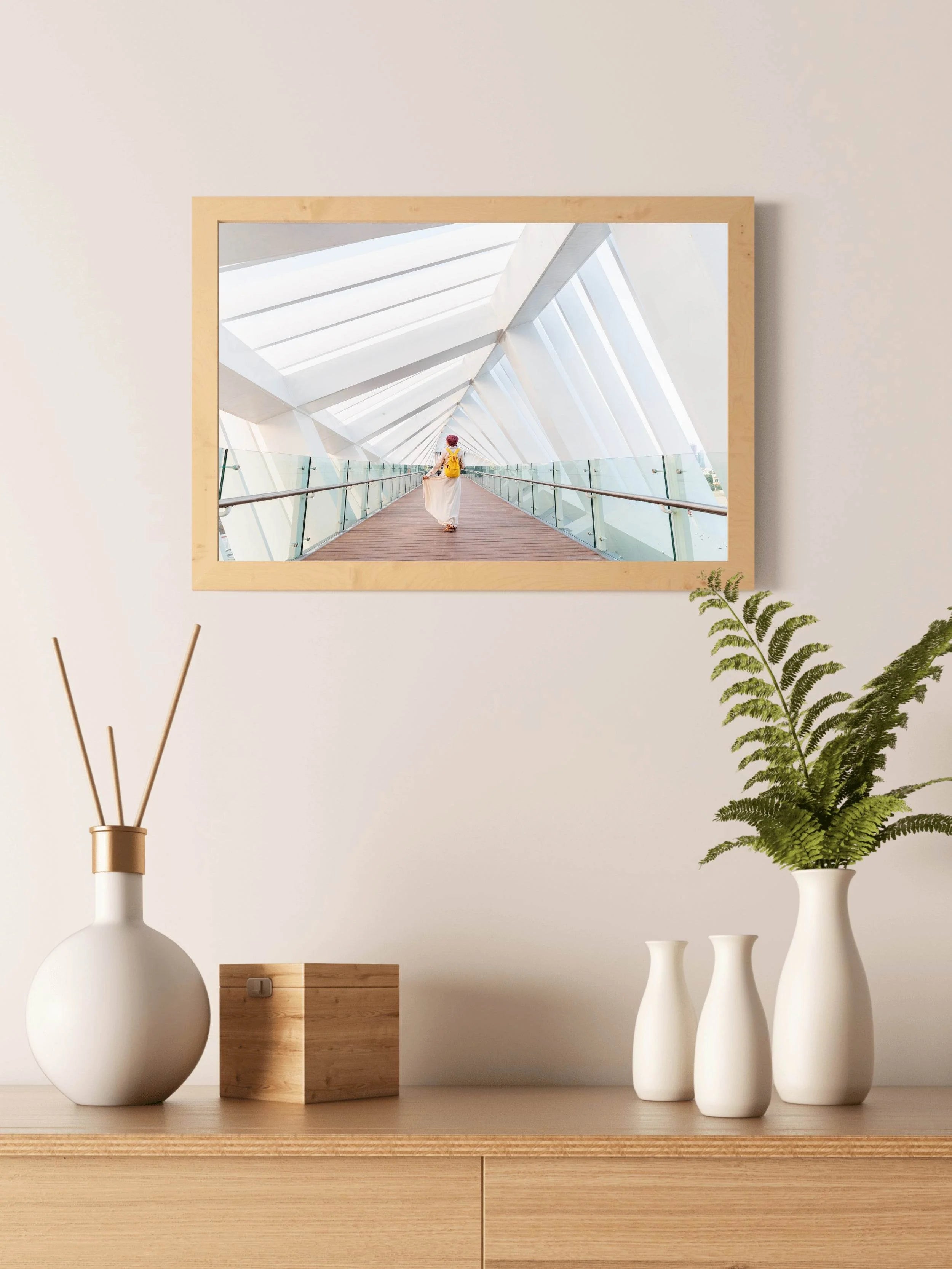 Geometric Walkway Wall Art - beink online art store