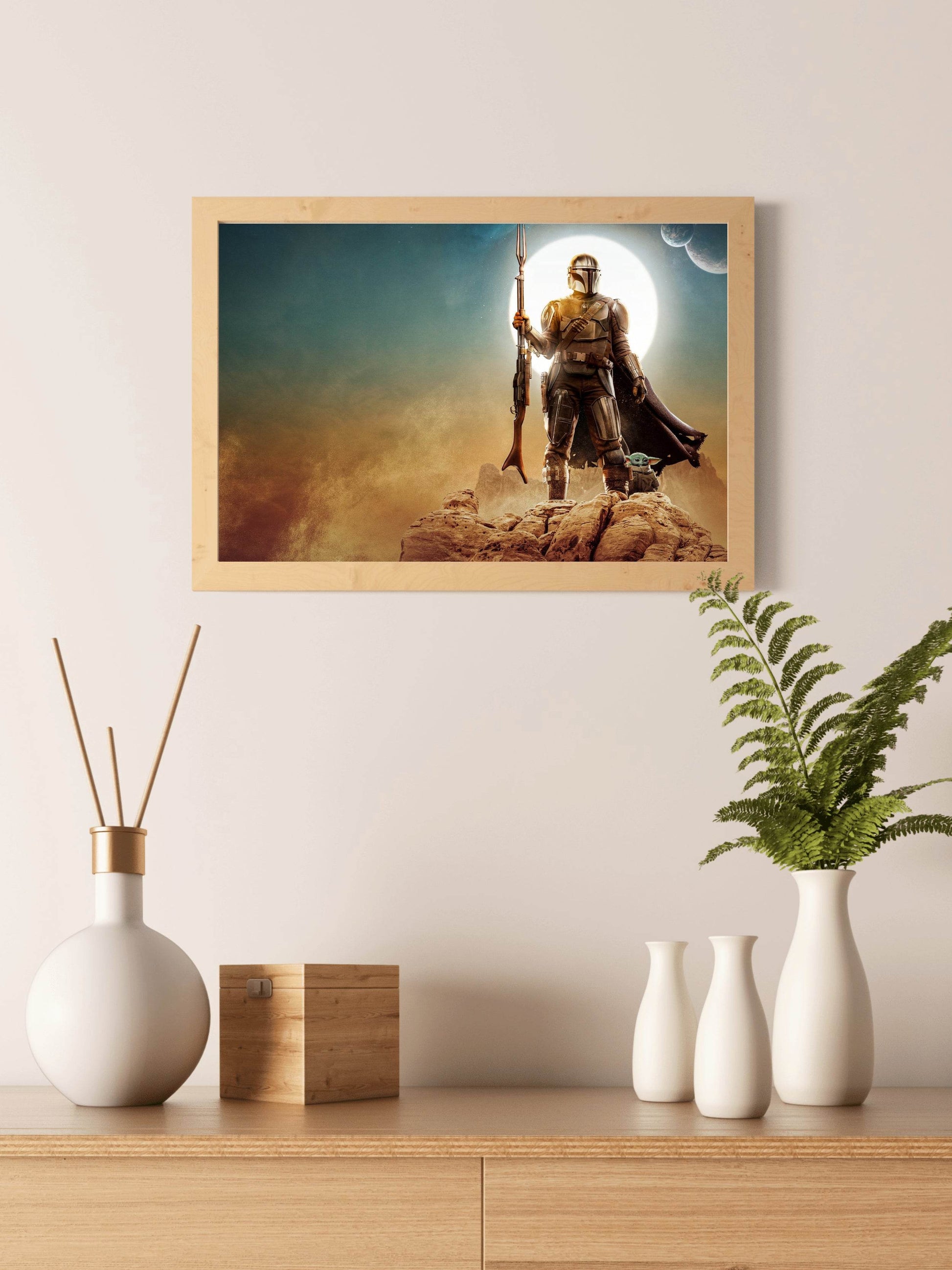 The Mandalorian Wall Art - beink online art store