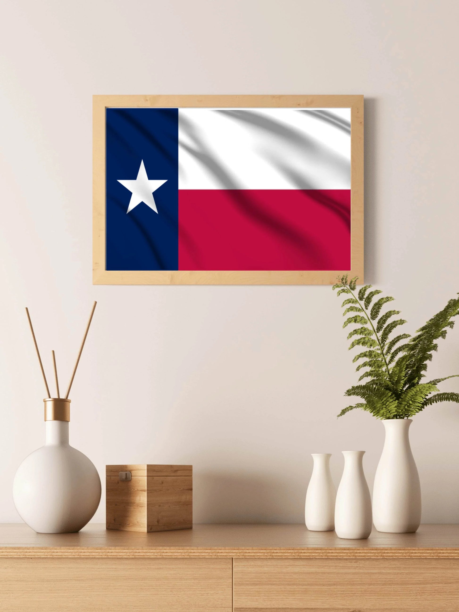 state of Texas Flag Wall Art - beink online art store