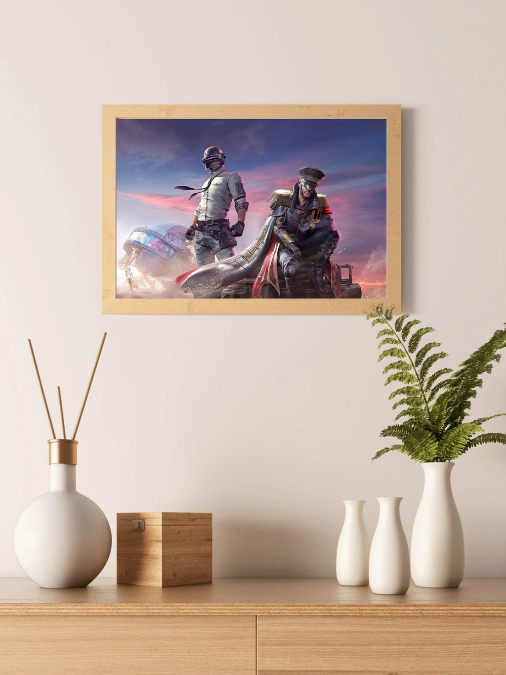 PUBG Character Gaming Wall Art - beink online art store