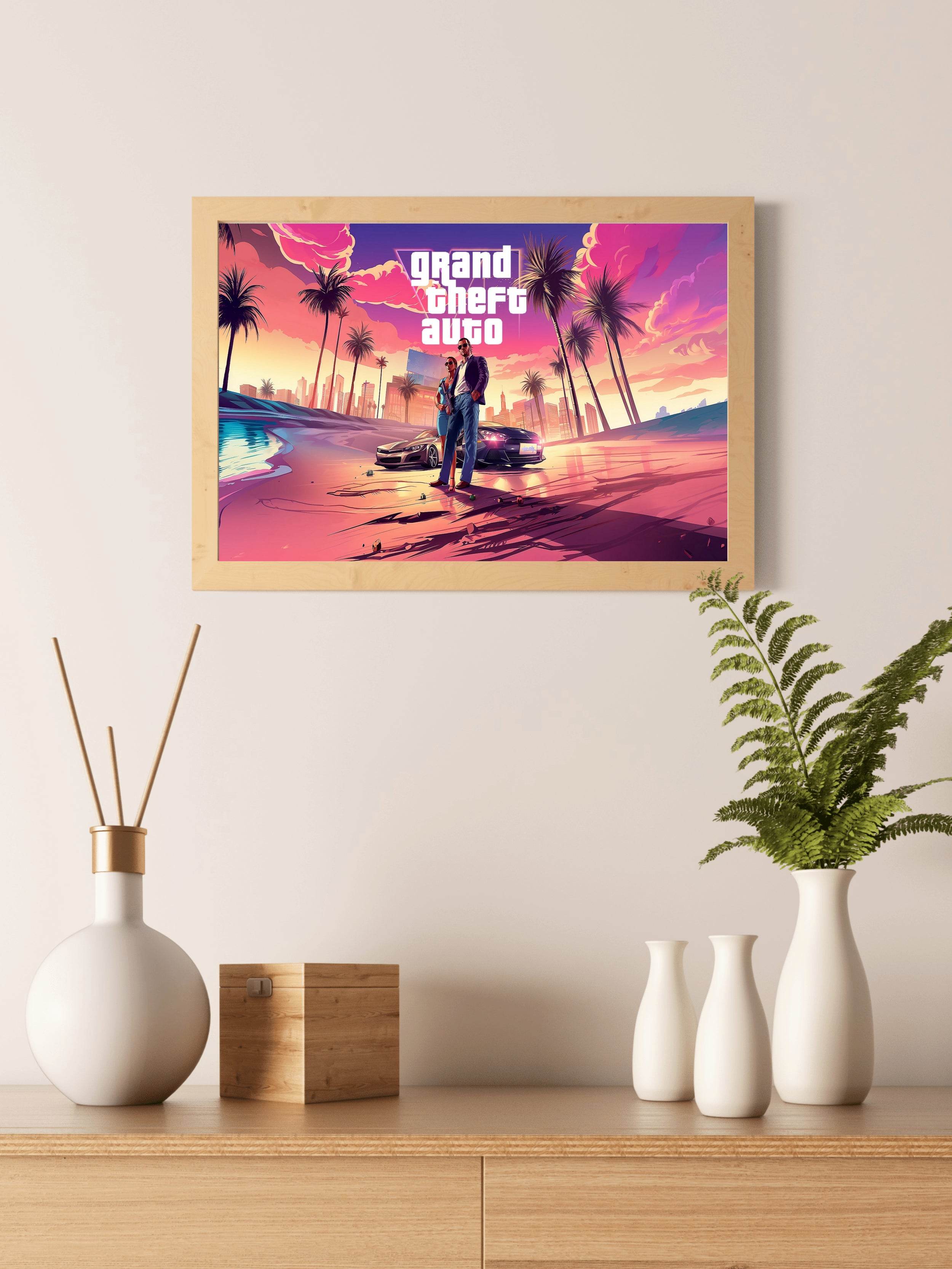 GTA 6 Gaming Wall Art - beink online art store