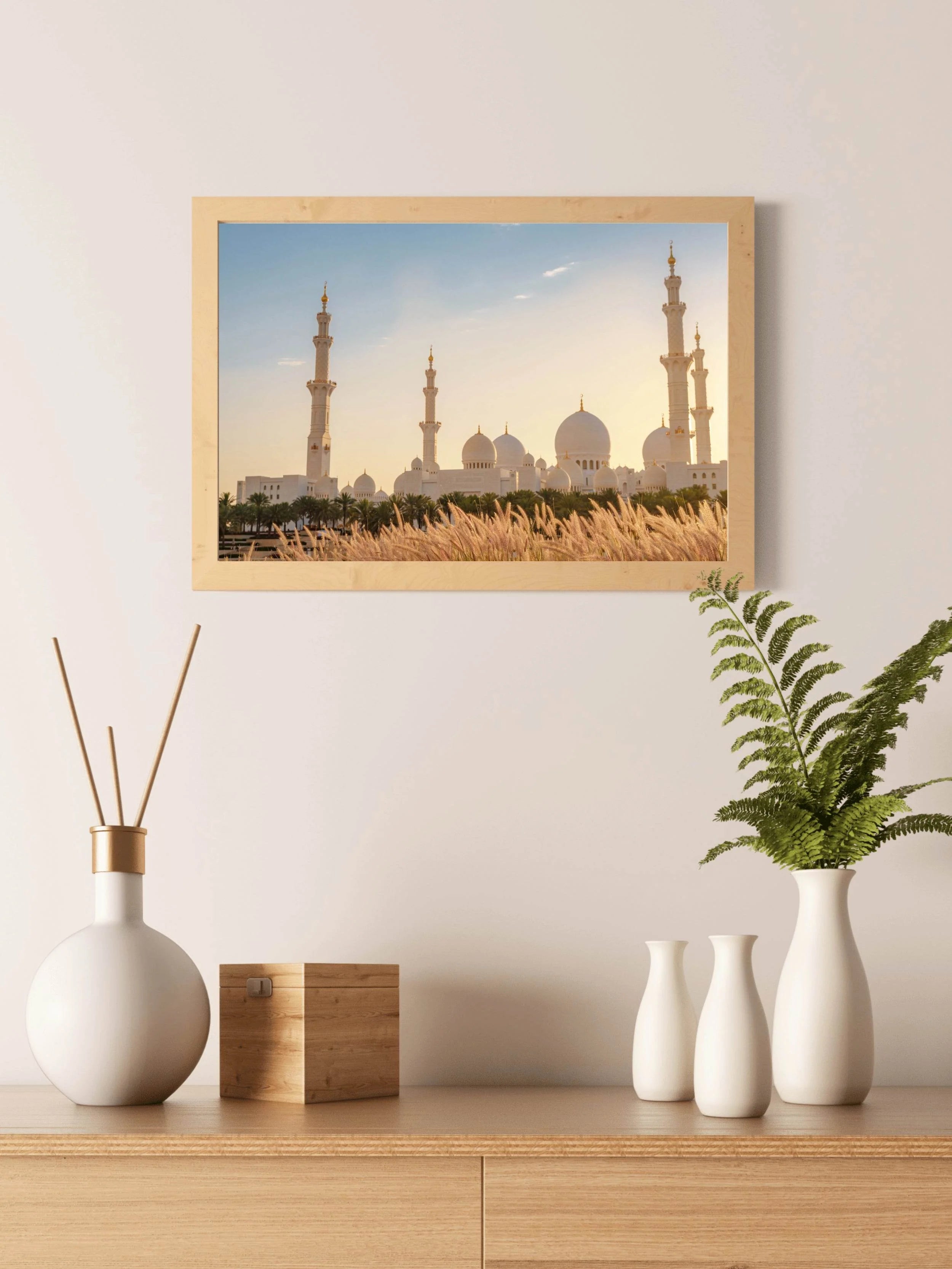 The Grand Mosque Panaroma Wall Art - beink online art store