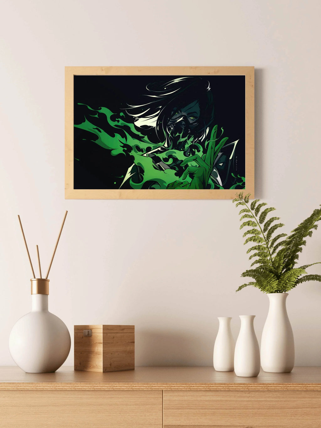 Anime Viper Valorant Gaming Wall Art - beink online art store