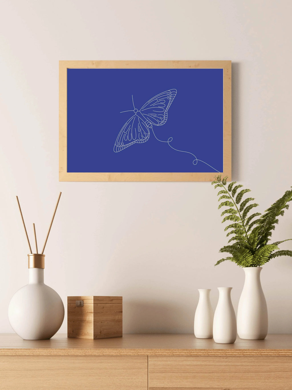 Butterfly Flight Line Art - beink online art store