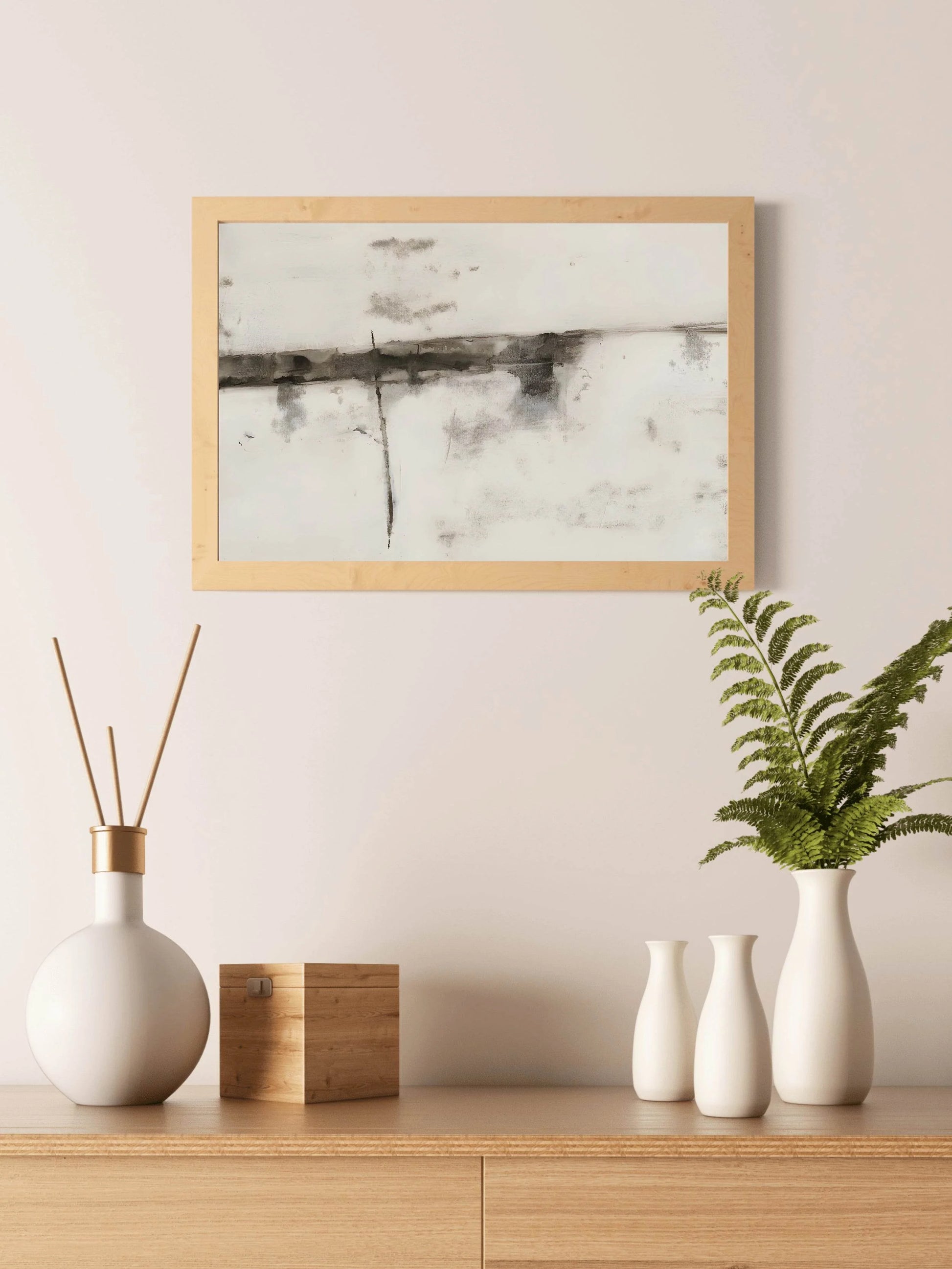 Background Texture of Broken Old Concrete Wall Art - beink online art store