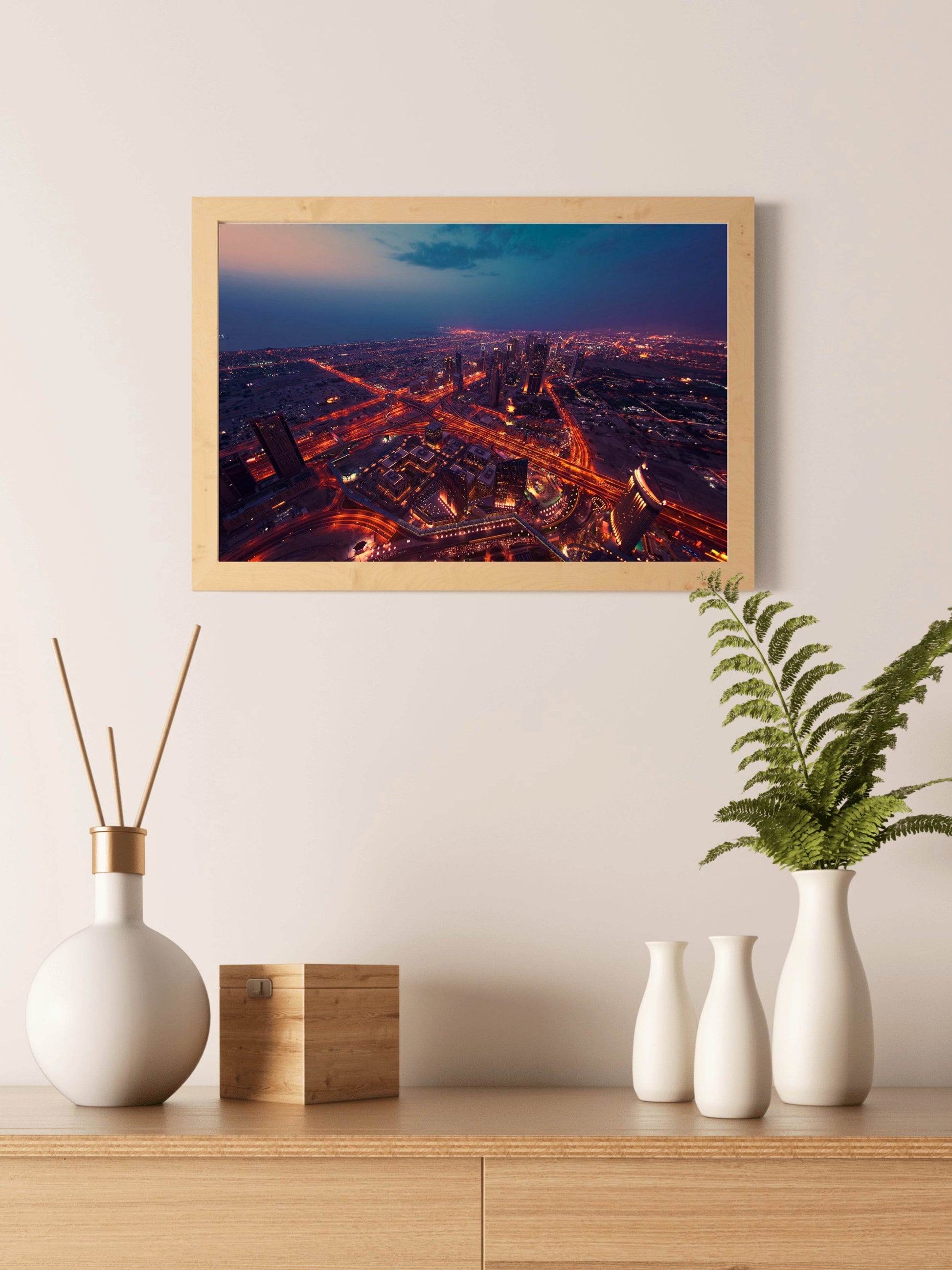 A Bustling Metropolis Wall Art - beink online art store
