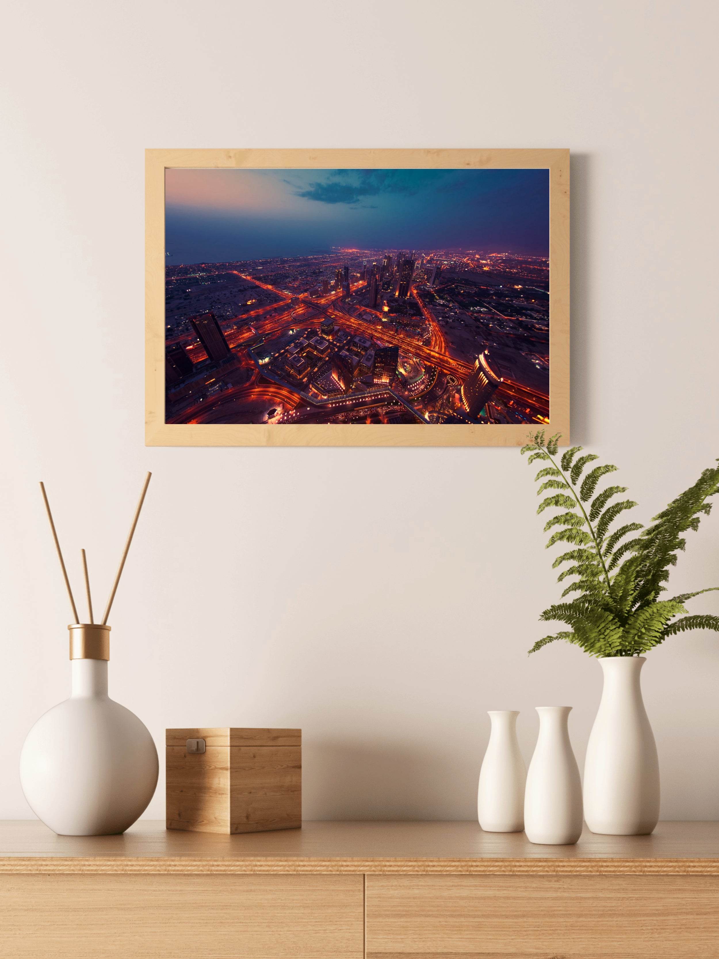 A Bustling Metropolis Wall Art - beink online art store