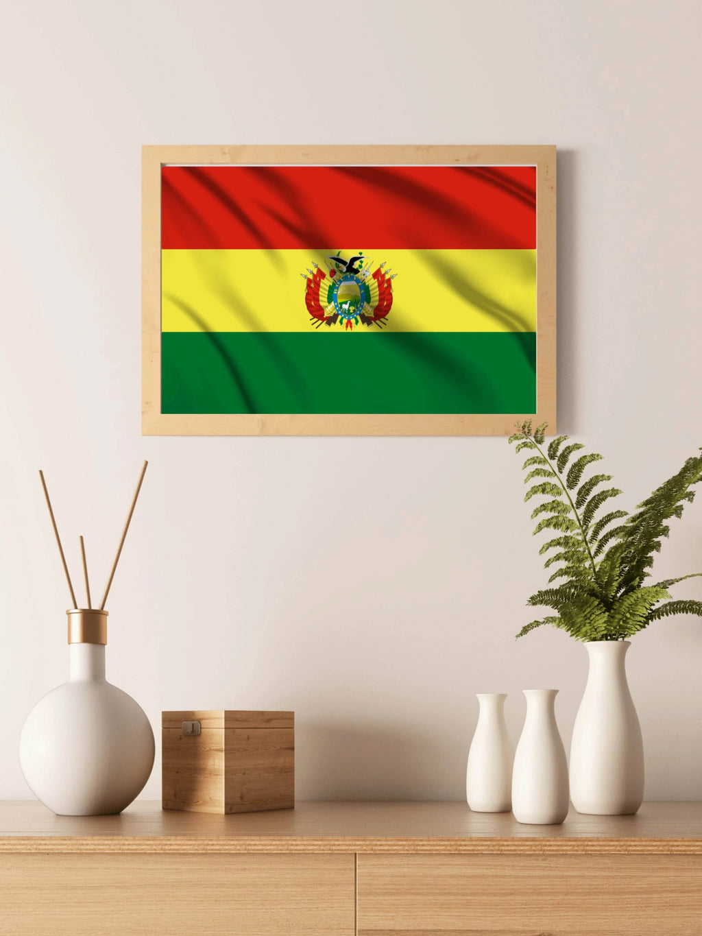 Bolivia National Flag Wall Art - beink online art store