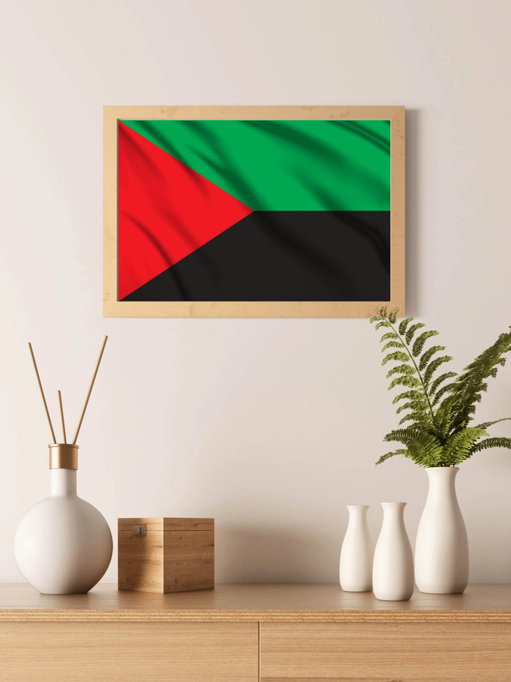 Martinique National Flag Wall Art - beink online art store