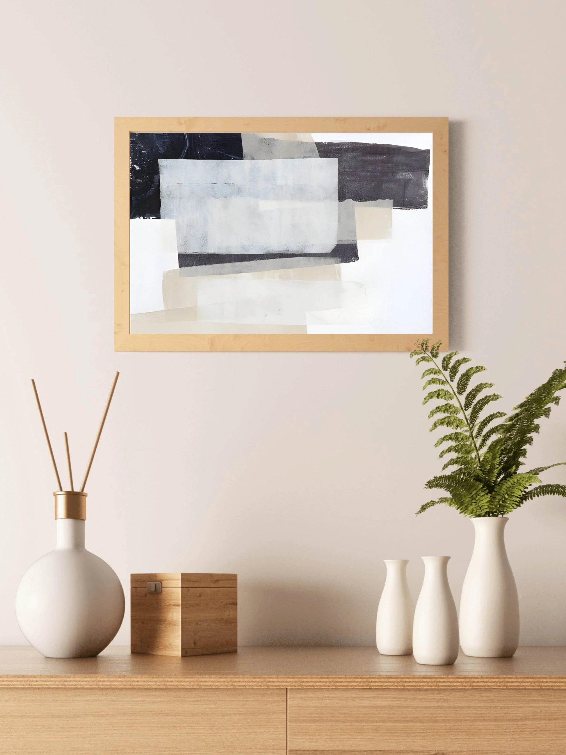 Geometric Shapes and Patchwork Wall Art - beink online art store