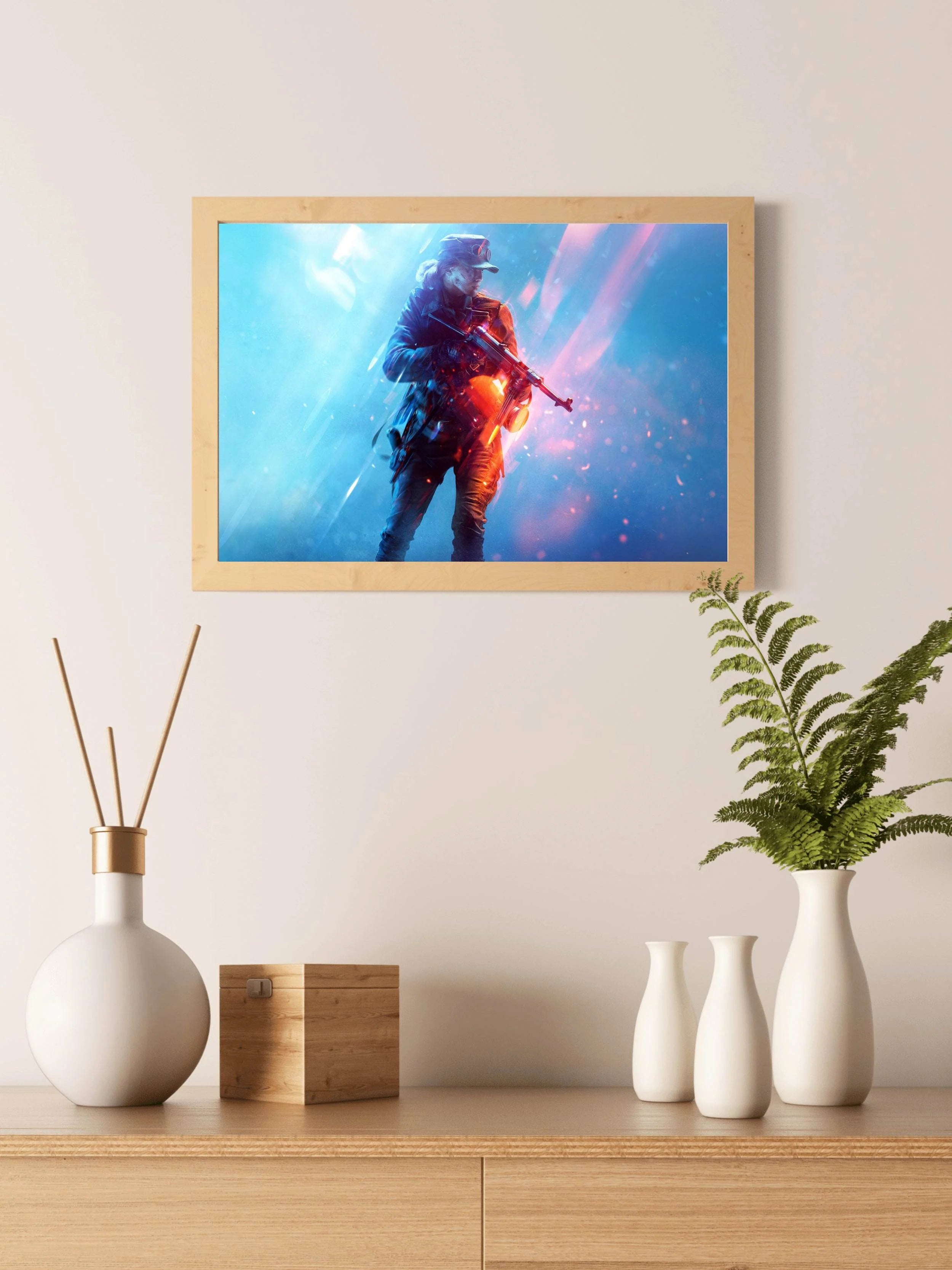 Battlefield V Gaming Wall Art - beink online art store