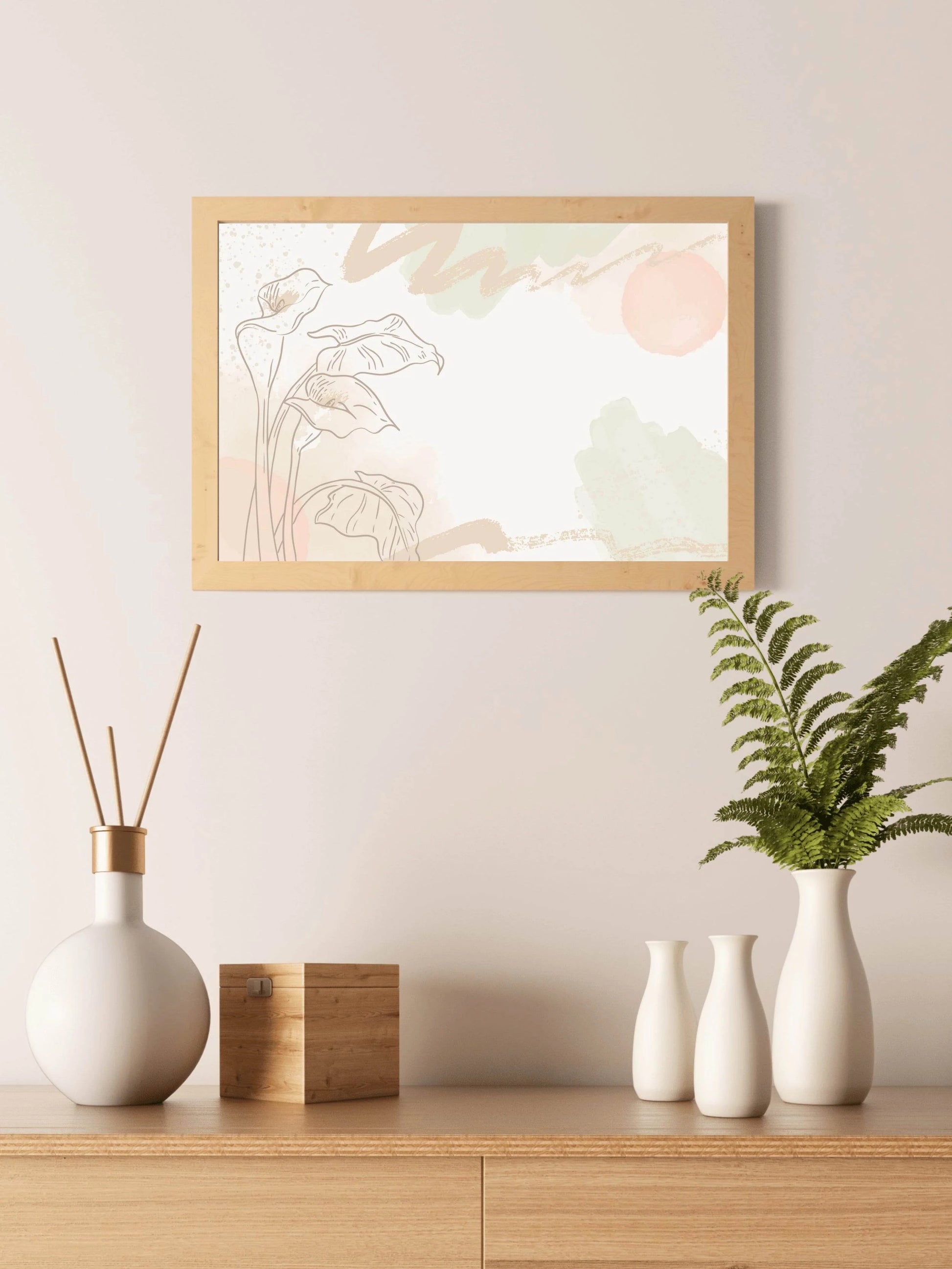 Beautiful Gladiolus Flowers Wall Art - beink online art store