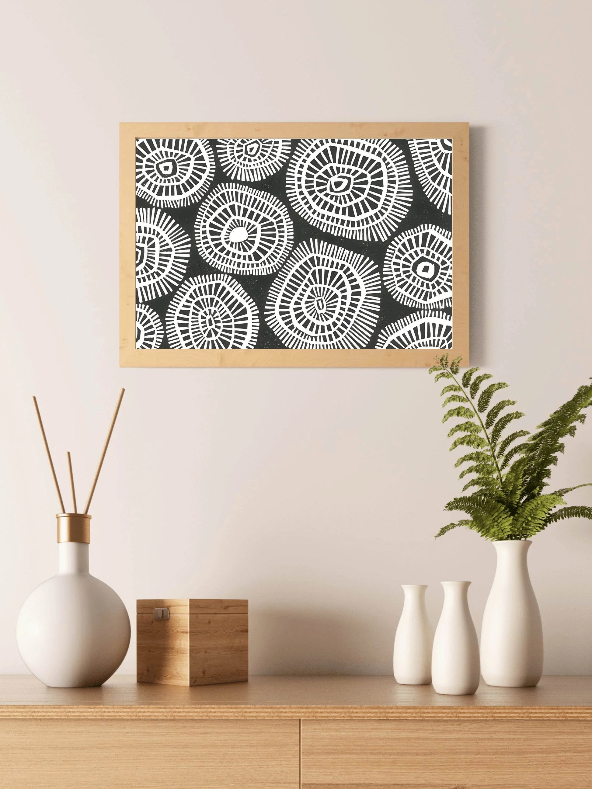 Tribal Tapestry Modern Wall Art - beink online art store