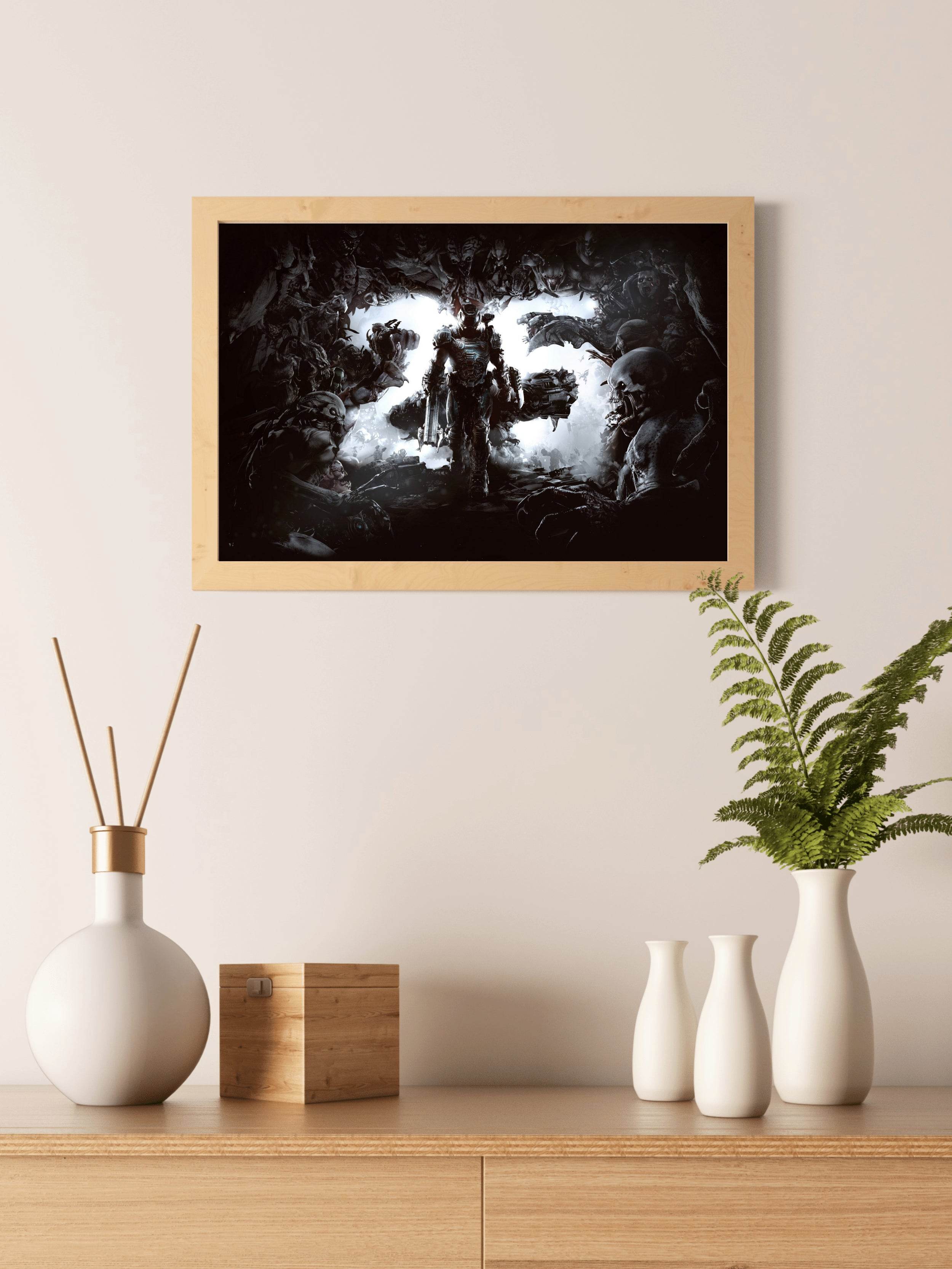 DOOM ETERNAL Gaming Wall Art - beink online art store