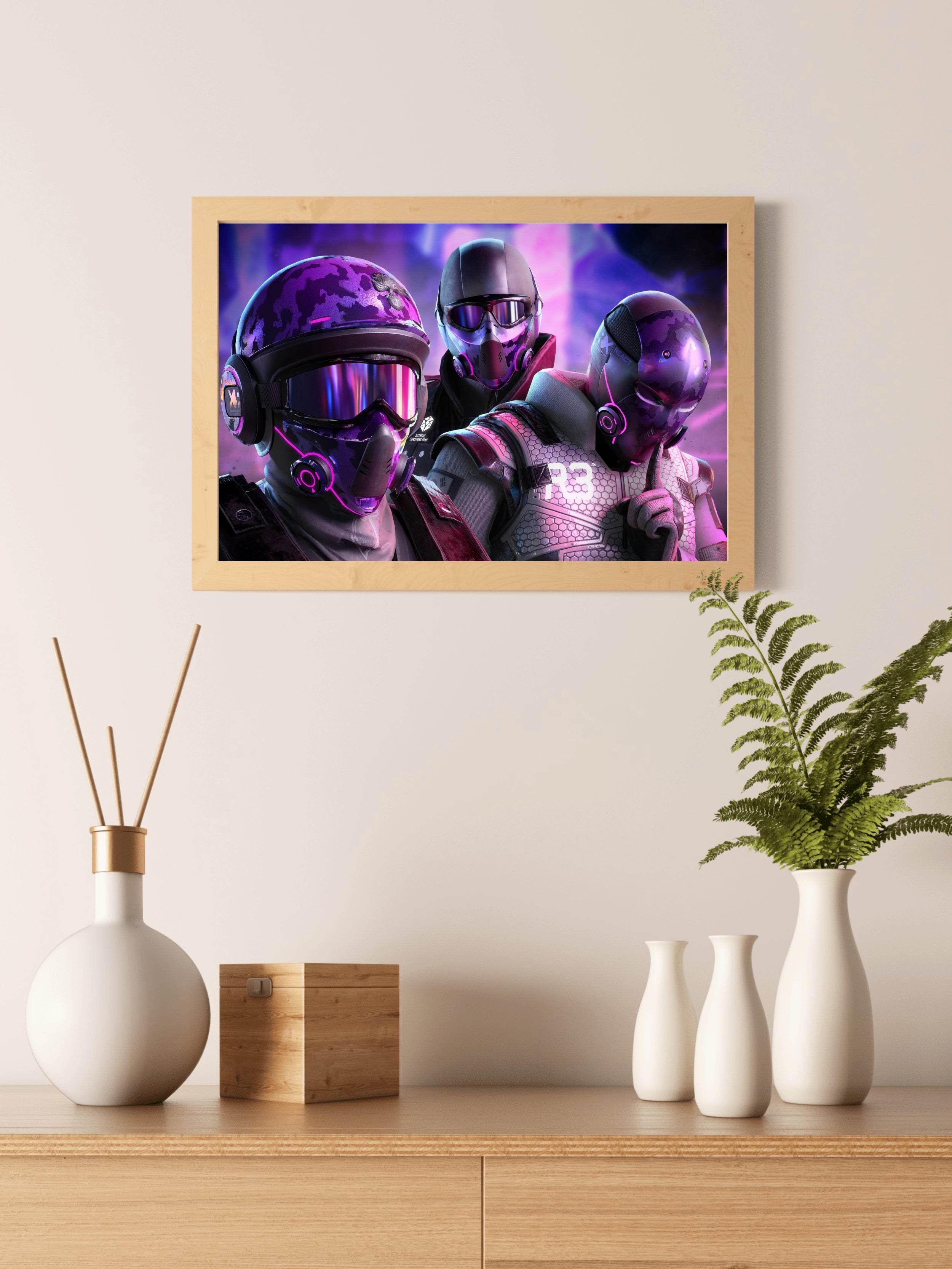 Tom Clancy's Rainbow Six Extraction Gaming Wall Art - beink online art store