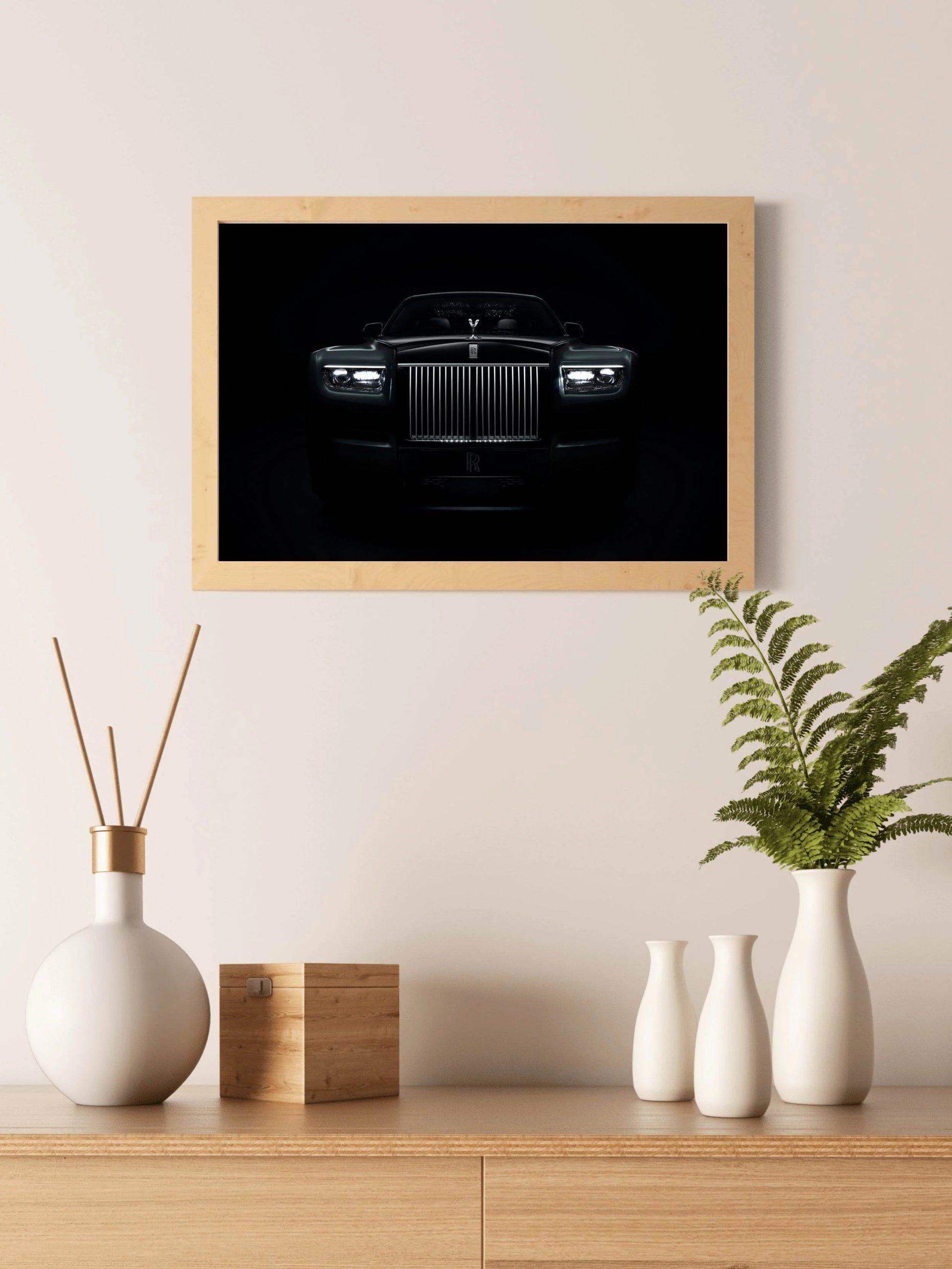 Rolls Royce Cullinan Series Black & White Wall Art - beink online art store