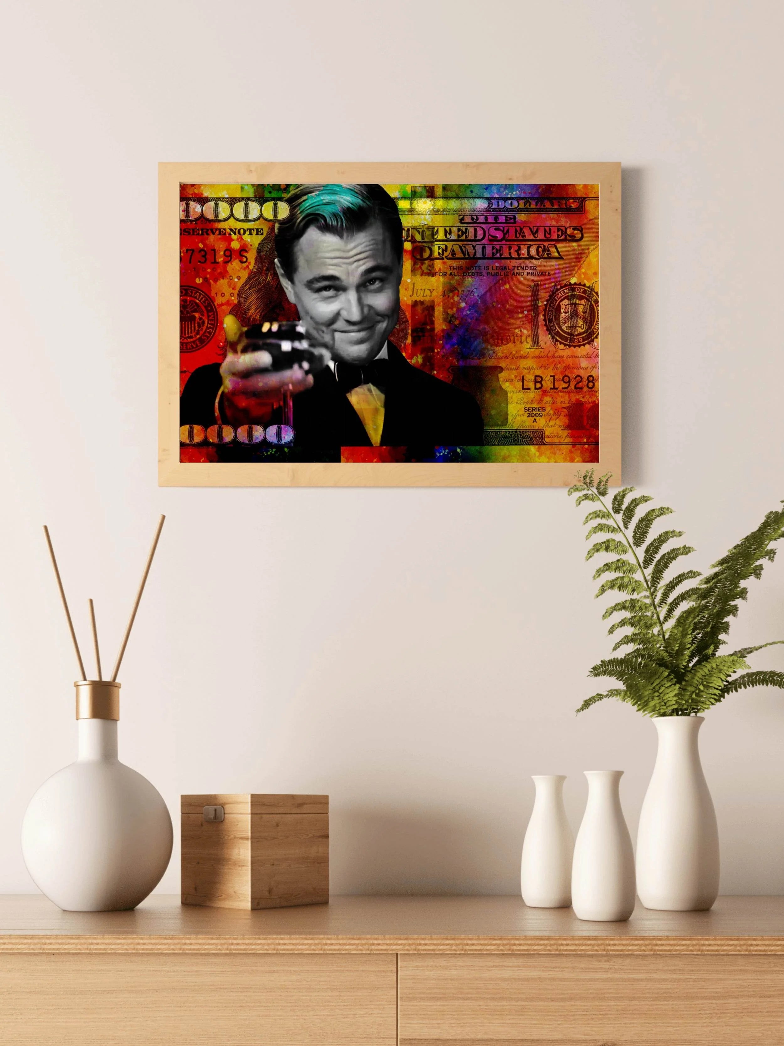 Leonardo DiCaprio- The Great Gatsby Wall Art - beink online art store