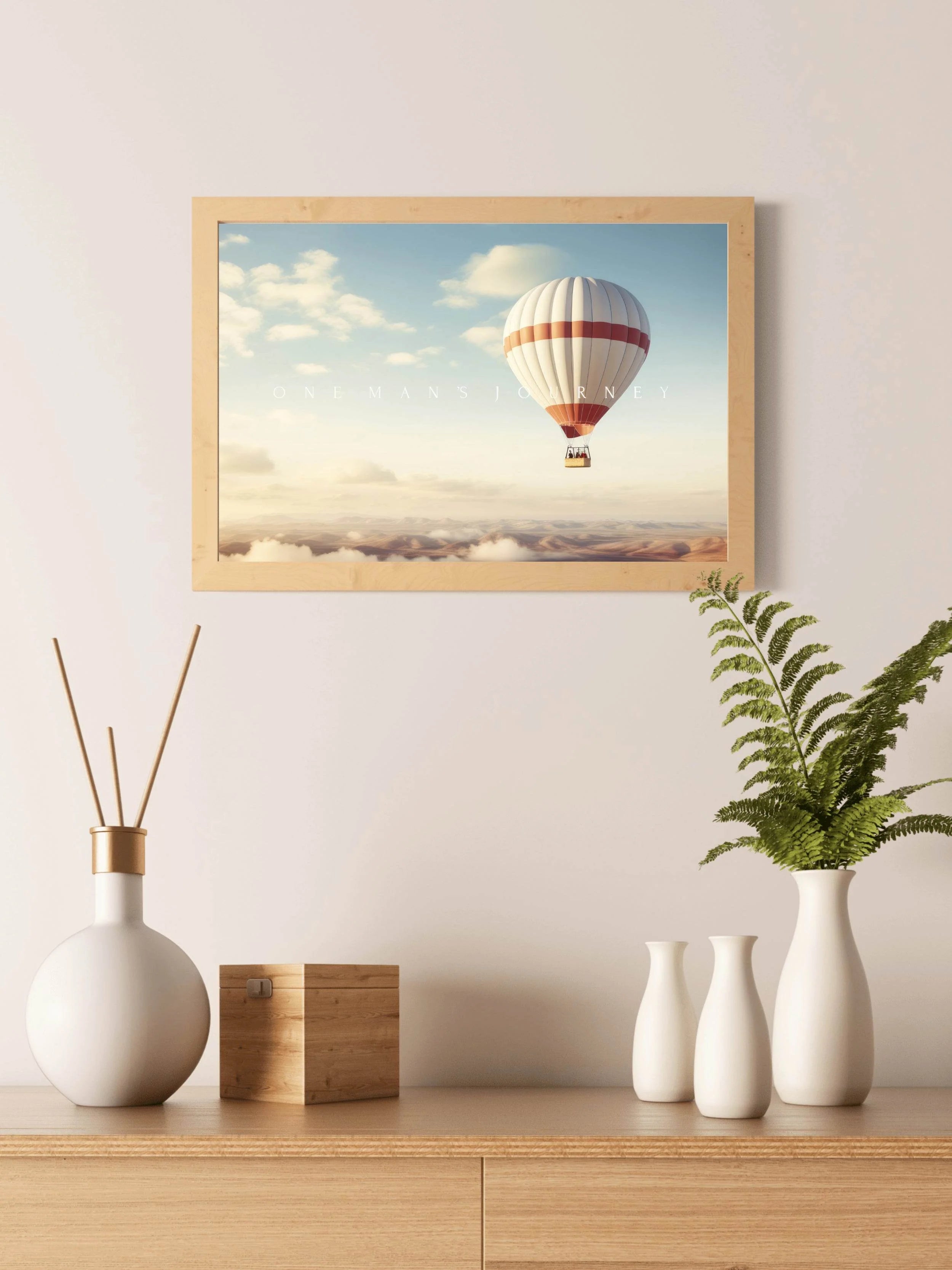 One Man Journey Motivational Wall Art - beink online art store