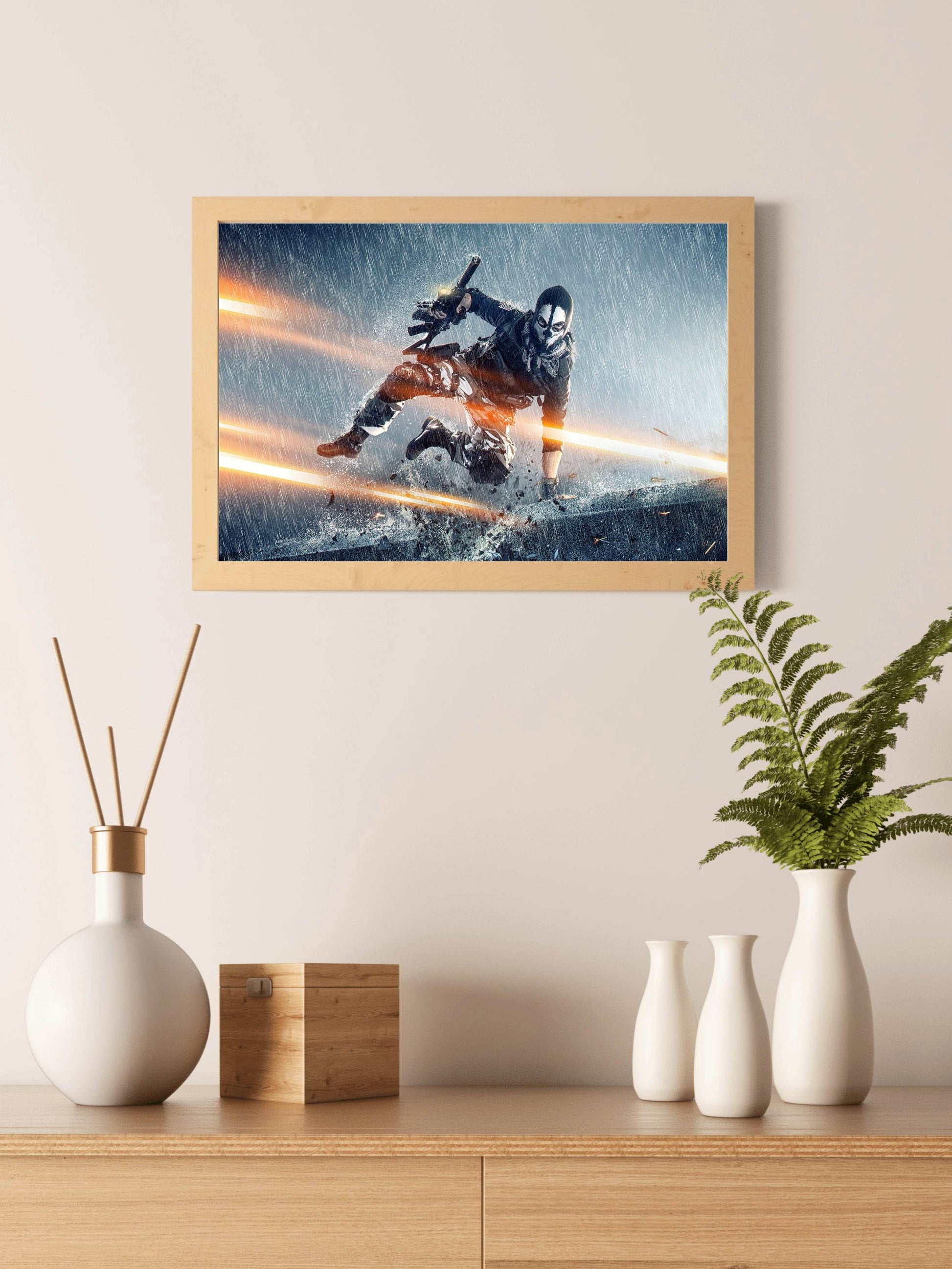 BATTLE FIELD Gaming Wall Art - beink online art store